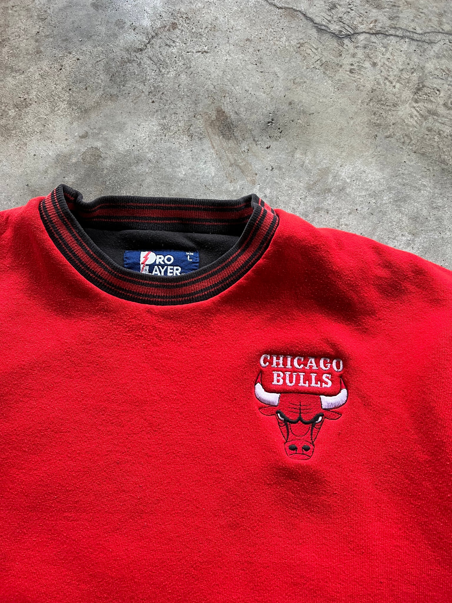 CHICAGO BULLS REVERSIBLE CREWNECK / LARGE