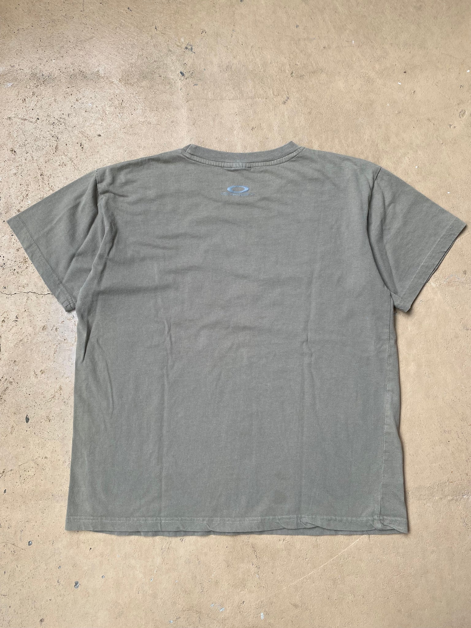 OAKLEY OLIVE LOGO TSHIRT / MEDIUM