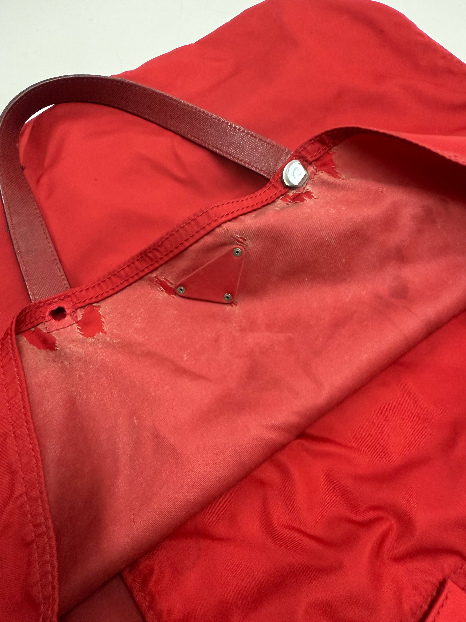 Prada red tote Bag / OS
