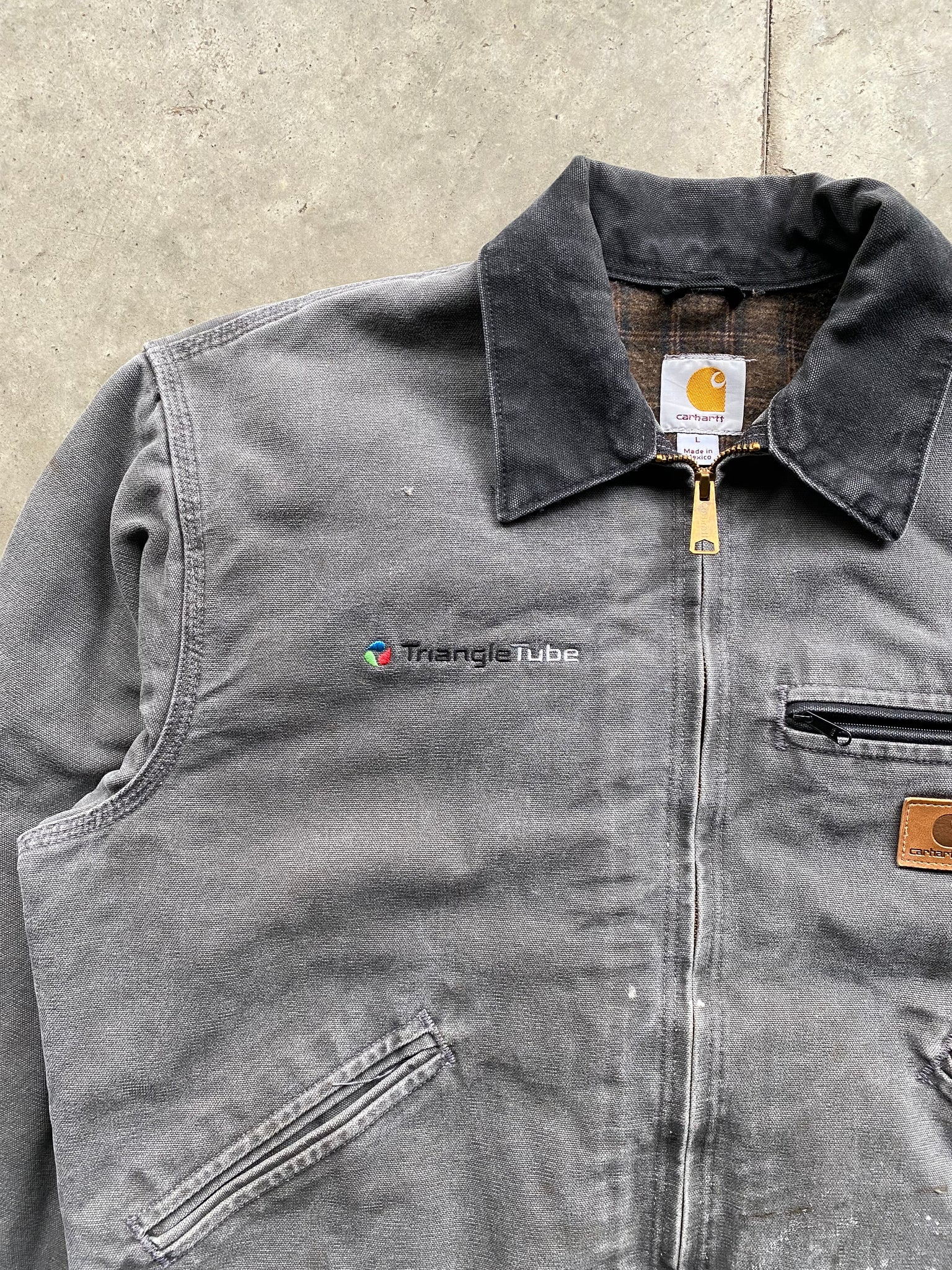 CARHARTT DETROIT JACKET GREY / LARGE