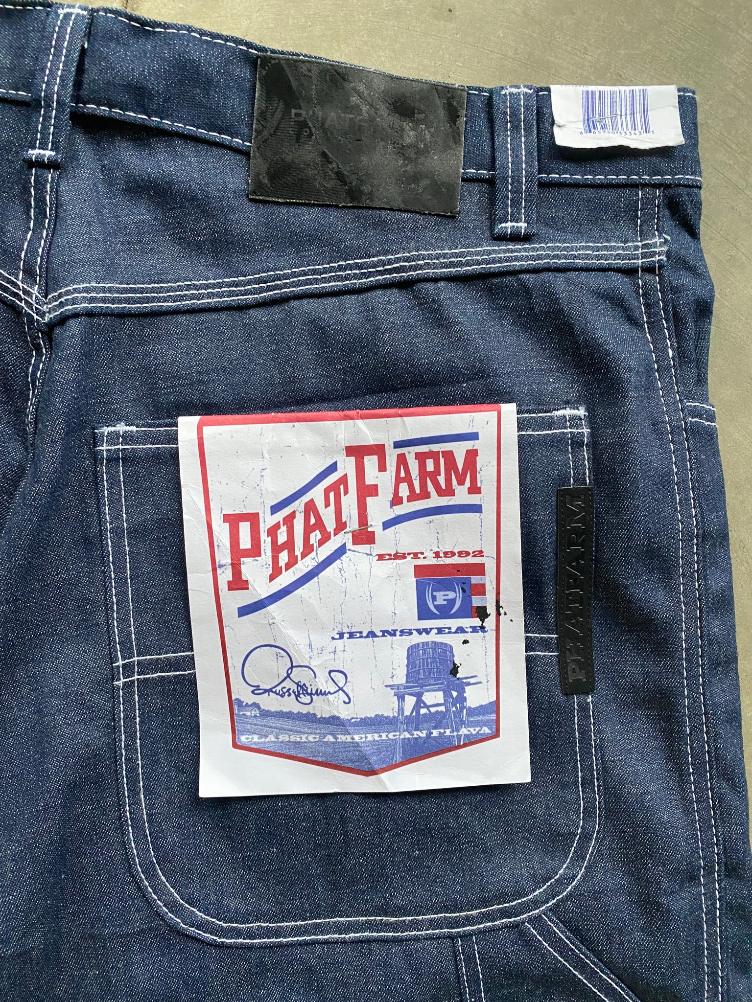 PHAT FARM Y2K DARK DENIM / 36X36