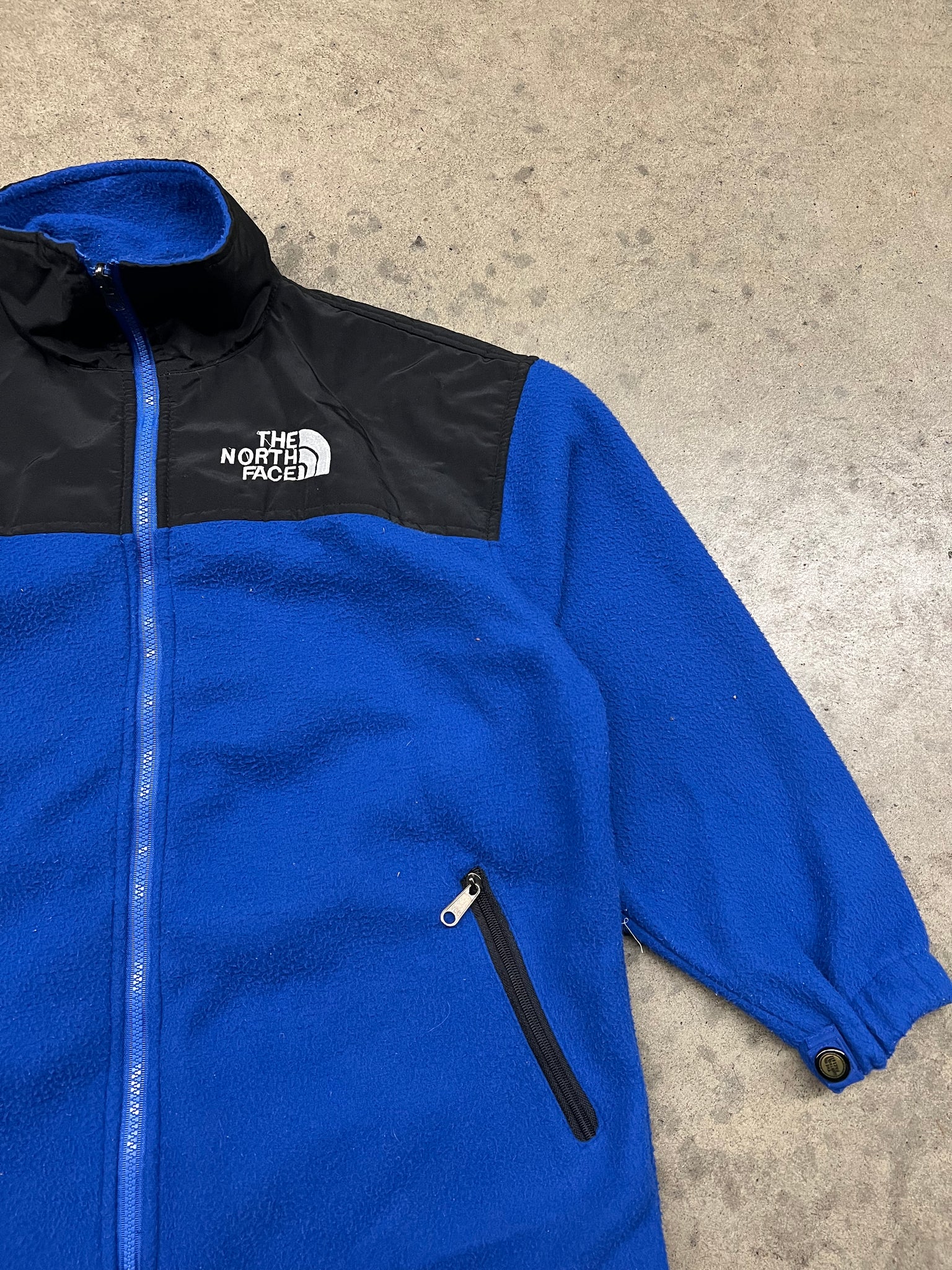 1990S TNF royal blue fleece / xlarge