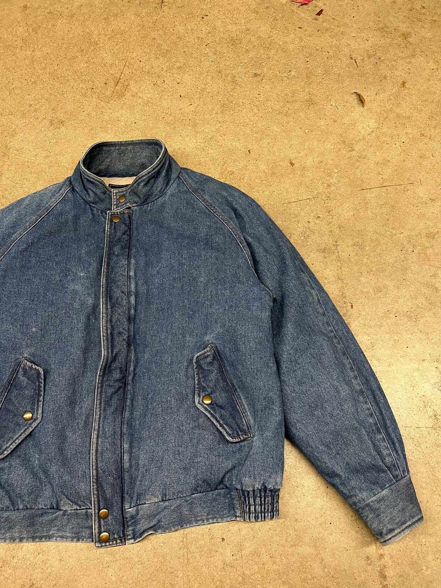 EDDIE BAUER DENIM JACKET / MEDIUM