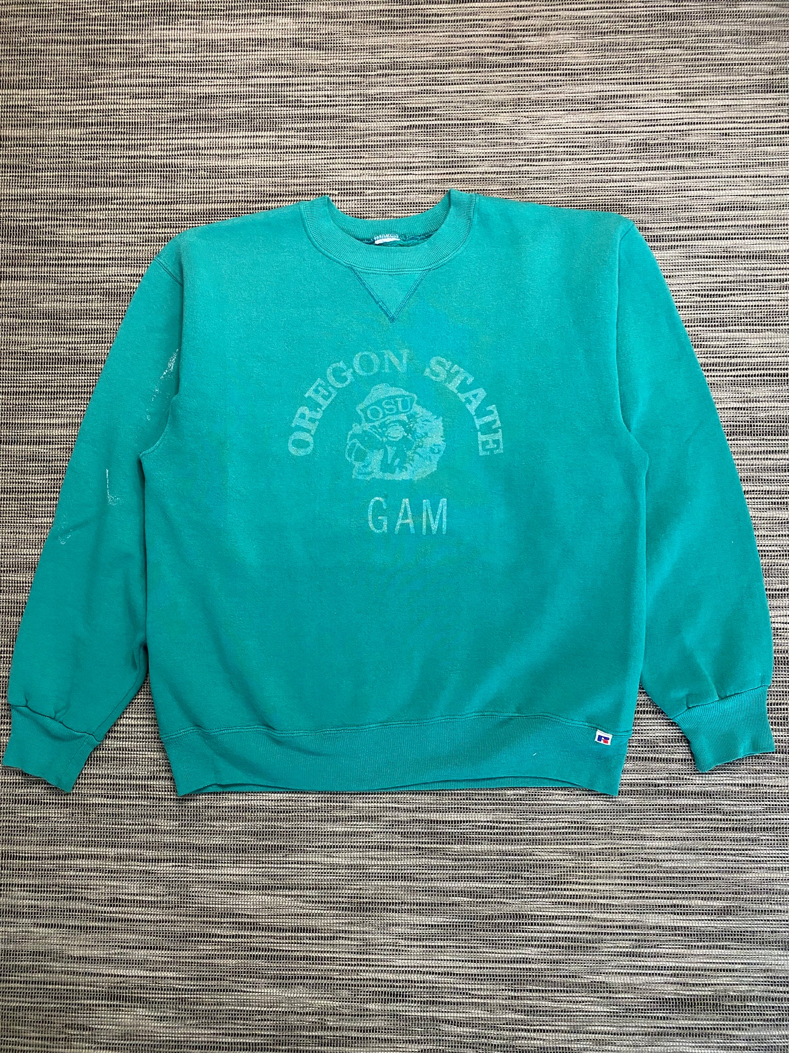 1980s OREGON STATE GAM CREWNECK / LARGE