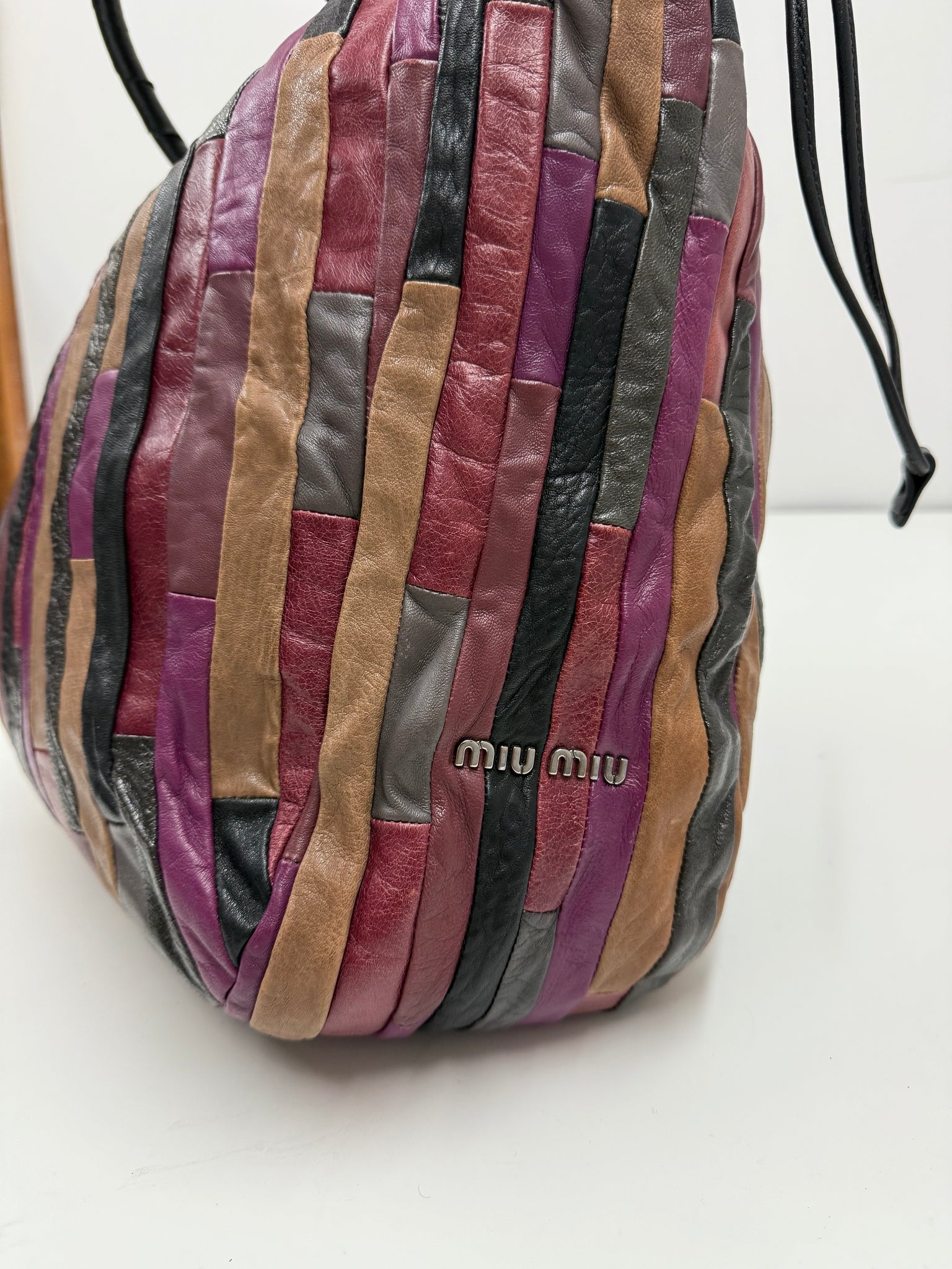 Miu Miu leather patchwork bag / OS