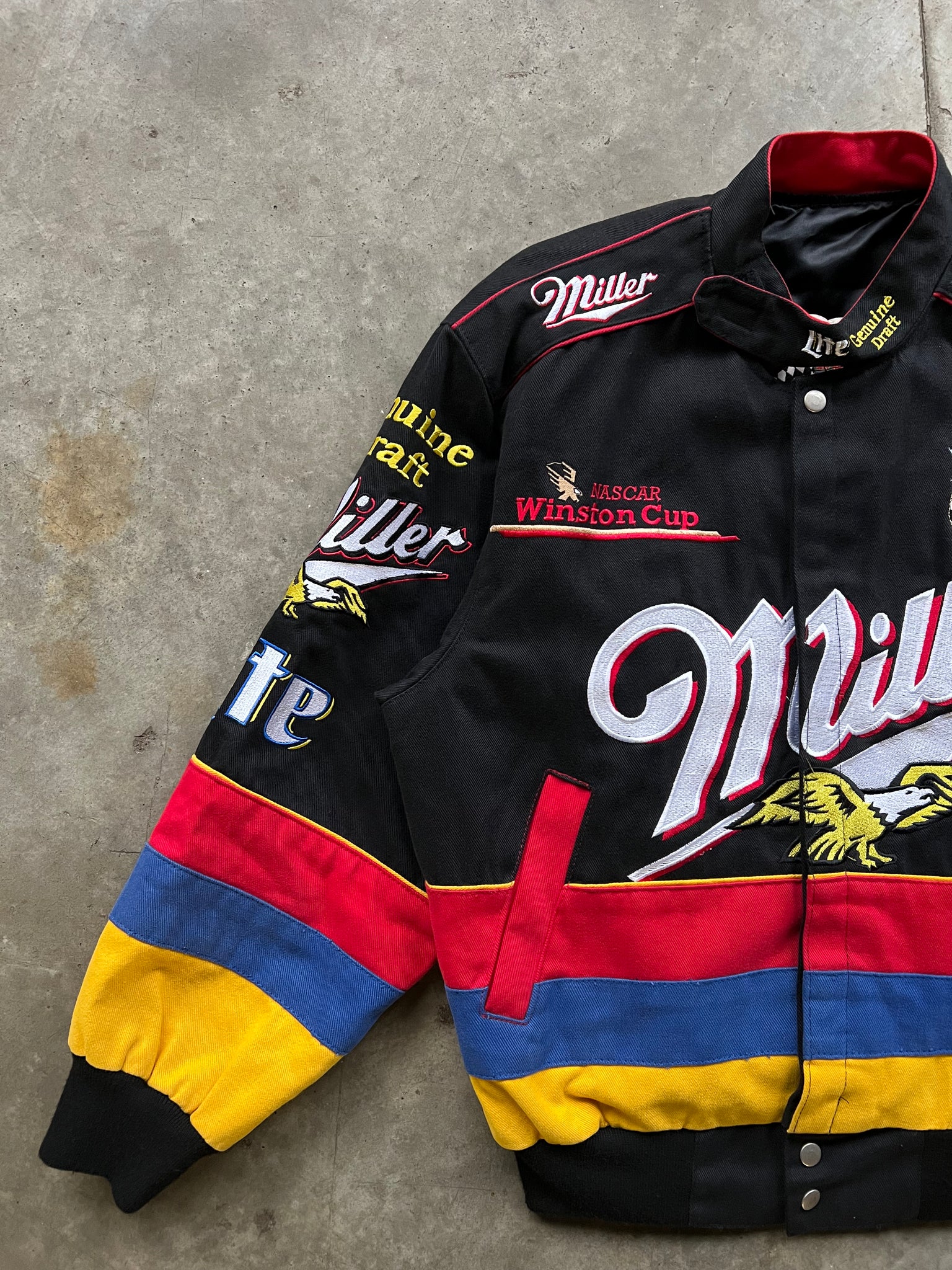 1990s JEFF HAMILTON MILLER RACING JACKET / SMALL