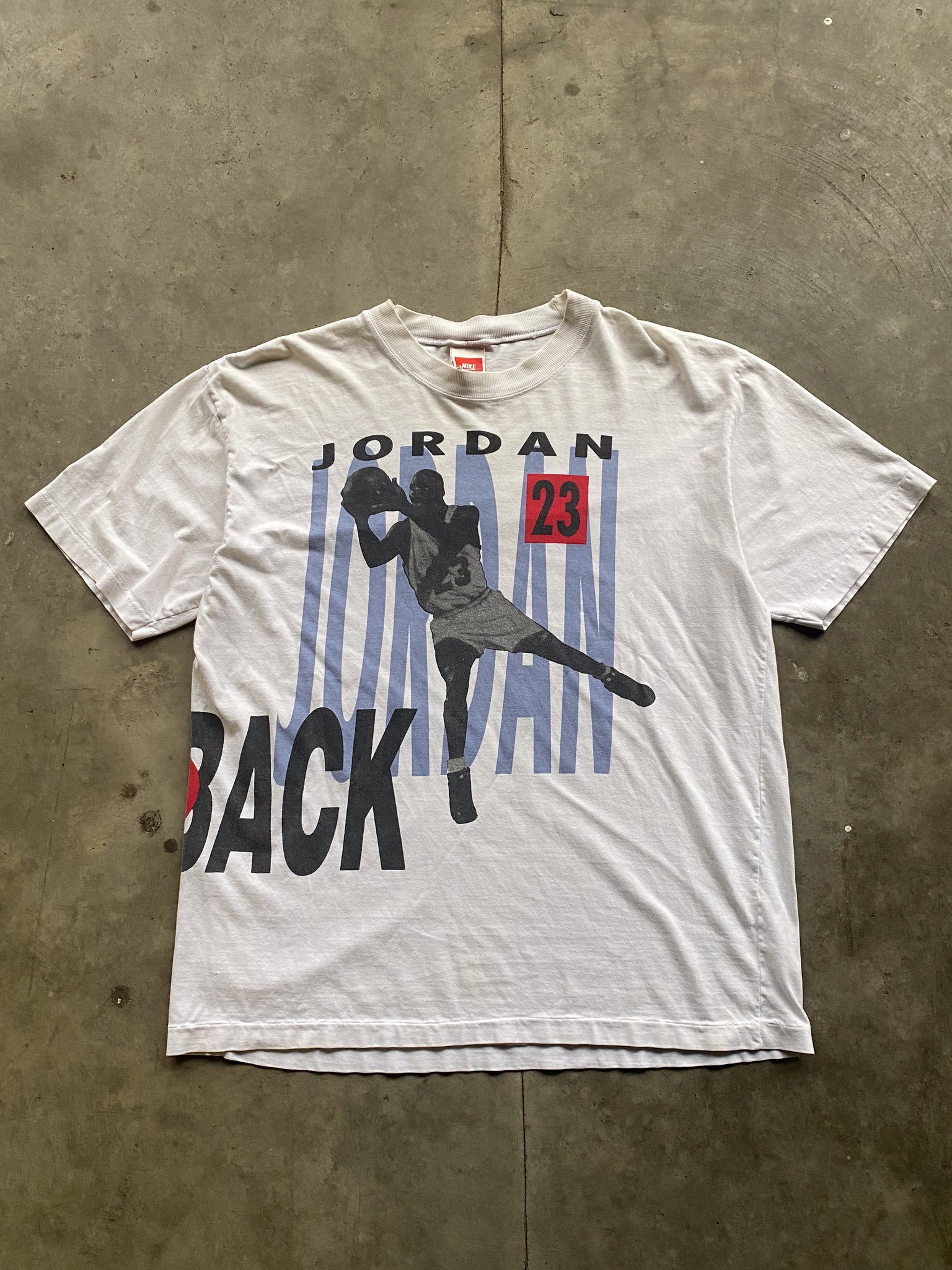 1990s JORDAN & PIPPEN BACK 2 BACK TEE / XLARGE