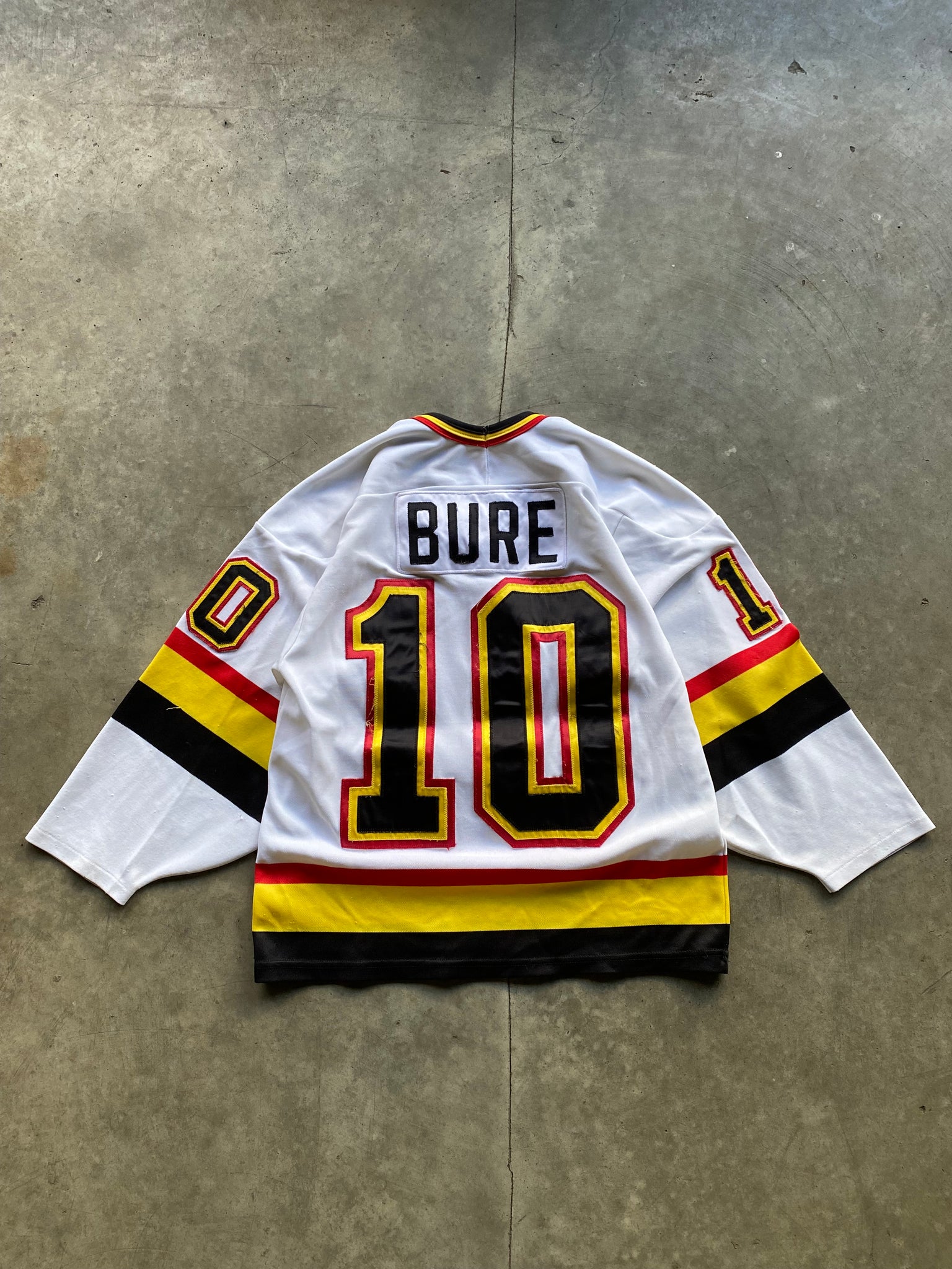 CANUCKS FLYING SKATE "BURE" JERSEY / SMALL