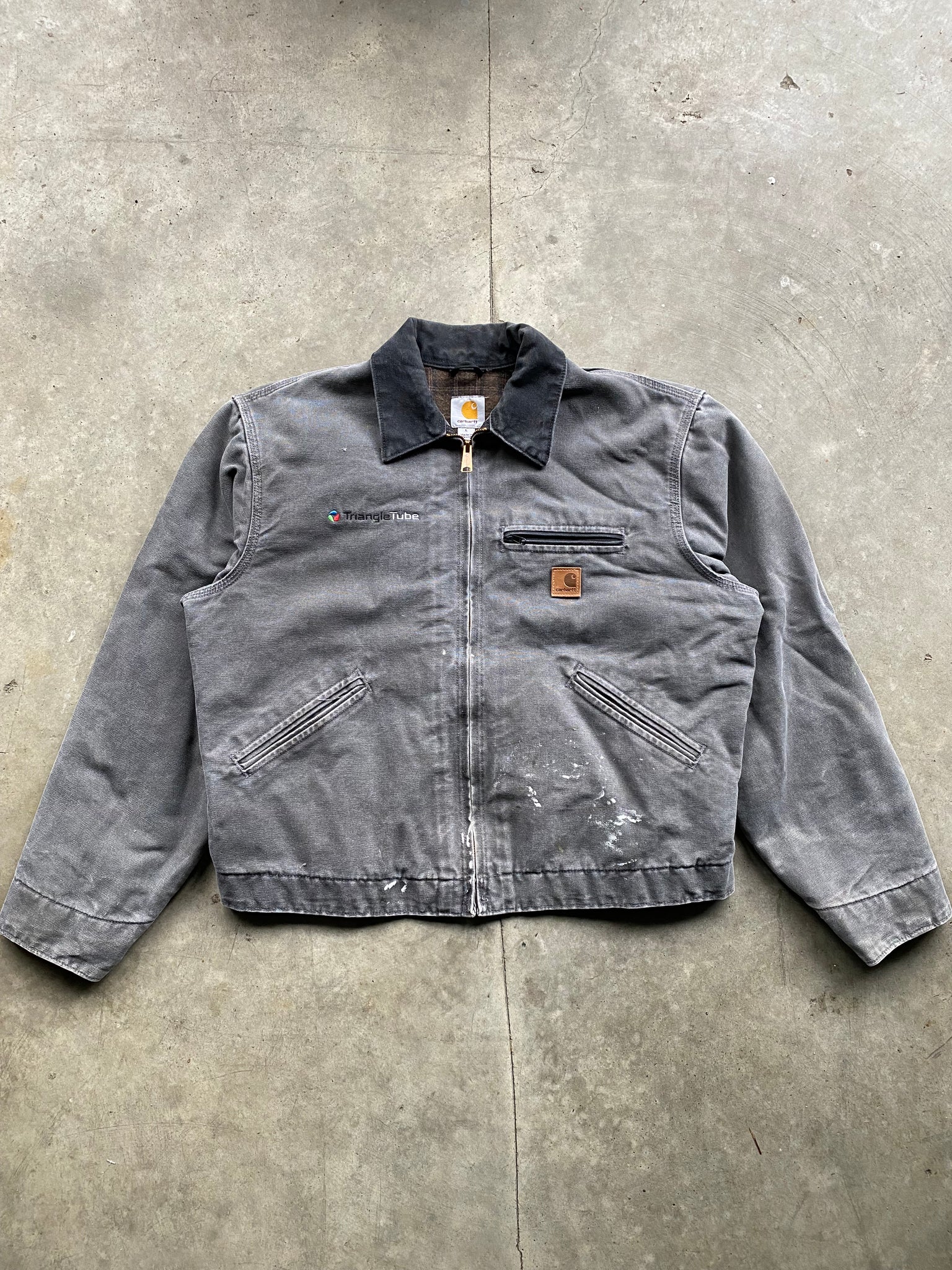 CARHARTT DETROIT JACKET GREY / LARGE