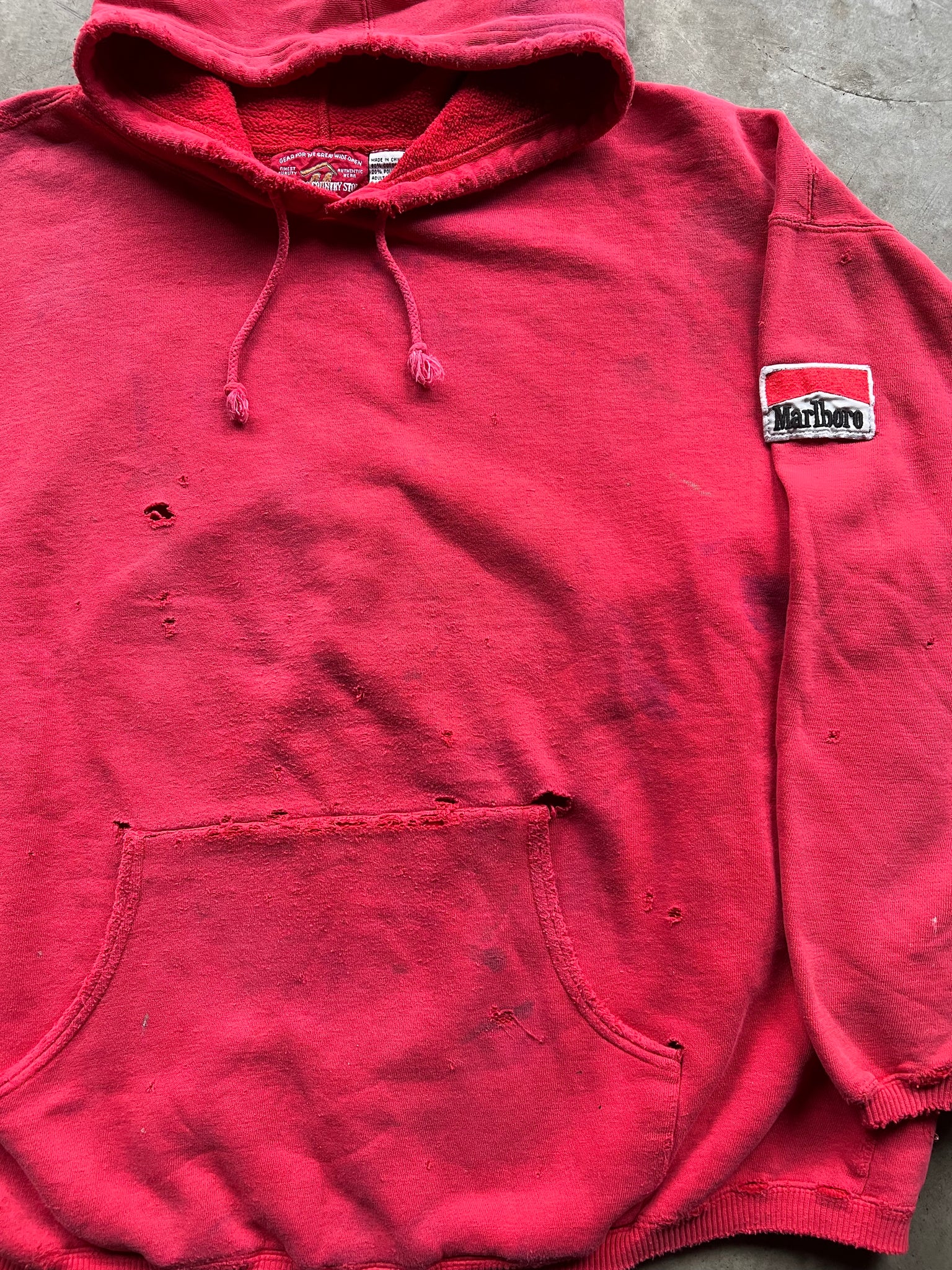 1990S MARLBORO RED HOODIE / XLARGE