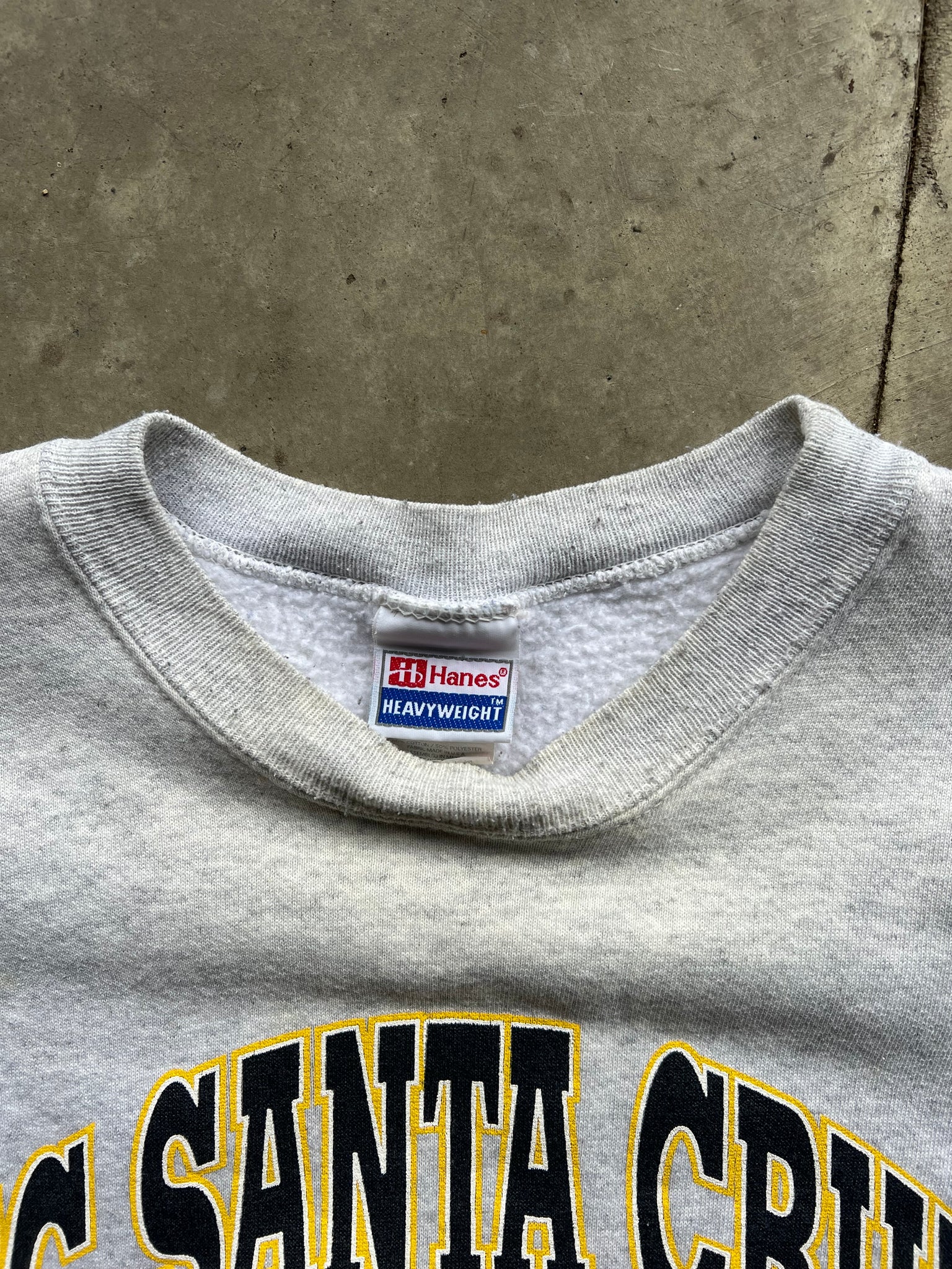 1997 UC SANTA CRUZ BANANA SLUGS CREW / XXLARGE