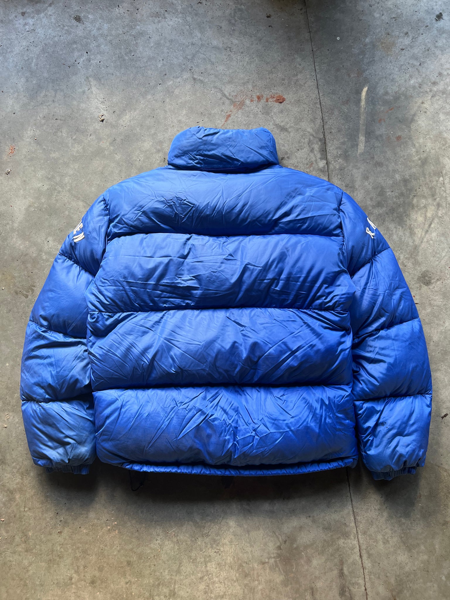 RALPH LAUREN BLUE PUFFER JACKET / MEDIUM