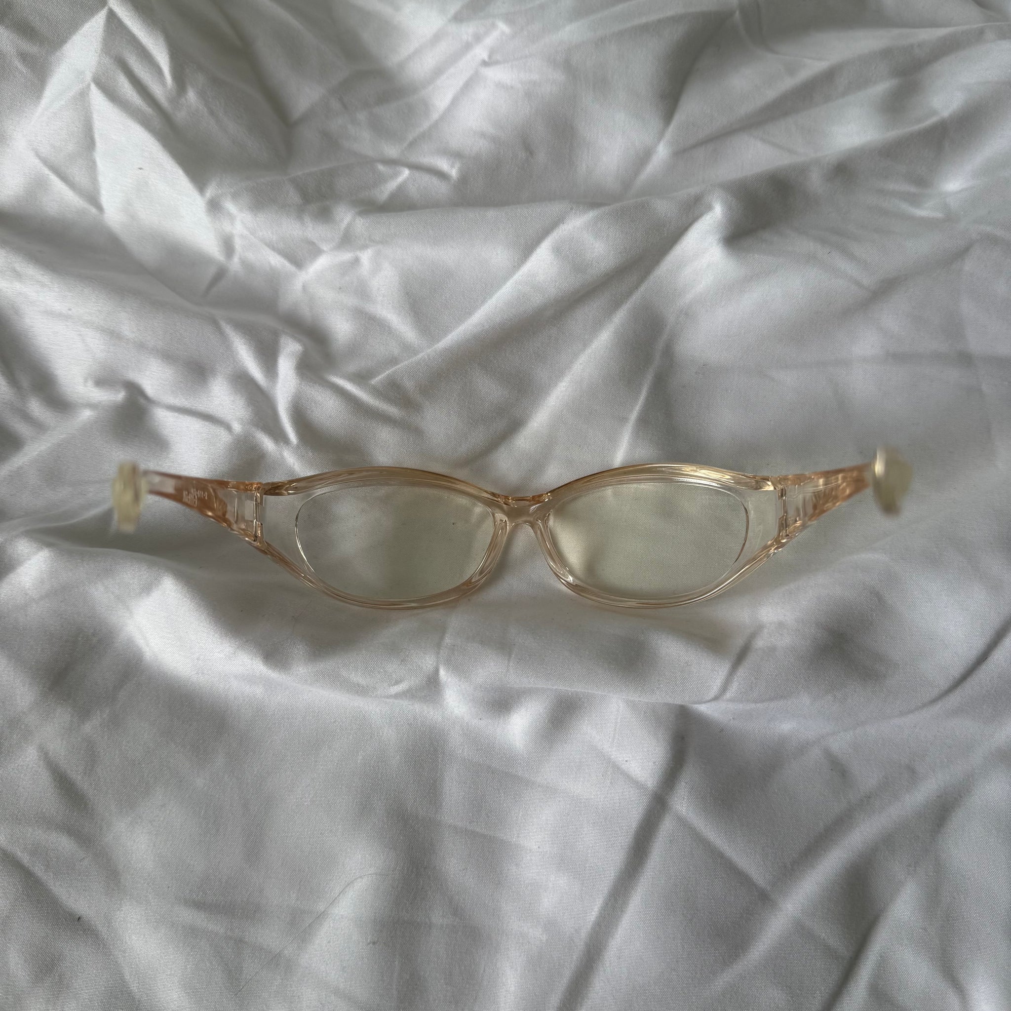 Clear y2k goggle glasses / OS