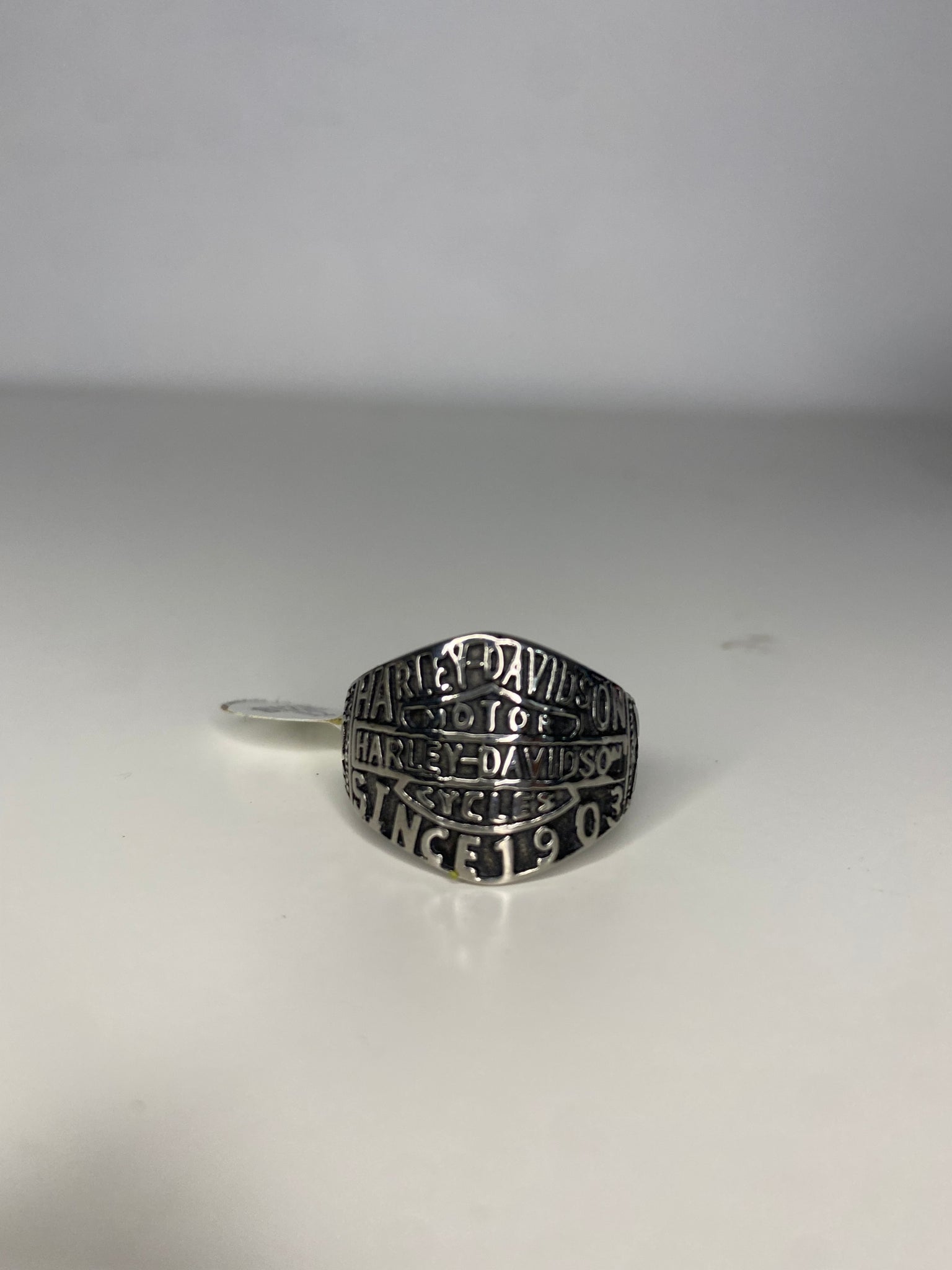 Harley Davidson sterling silver ring