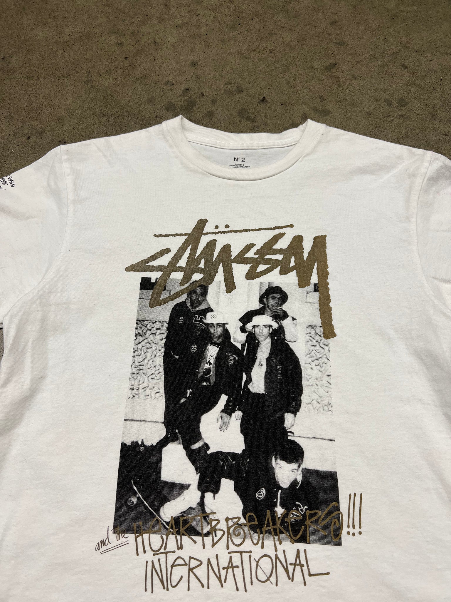 2012 STUSSY HEARTBREAKERS TEE / MEDIUM