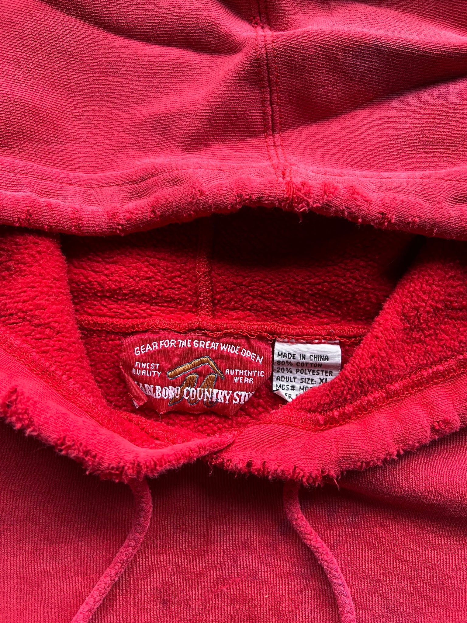 1990S MARLBORO RED HOODIE / XLARGE