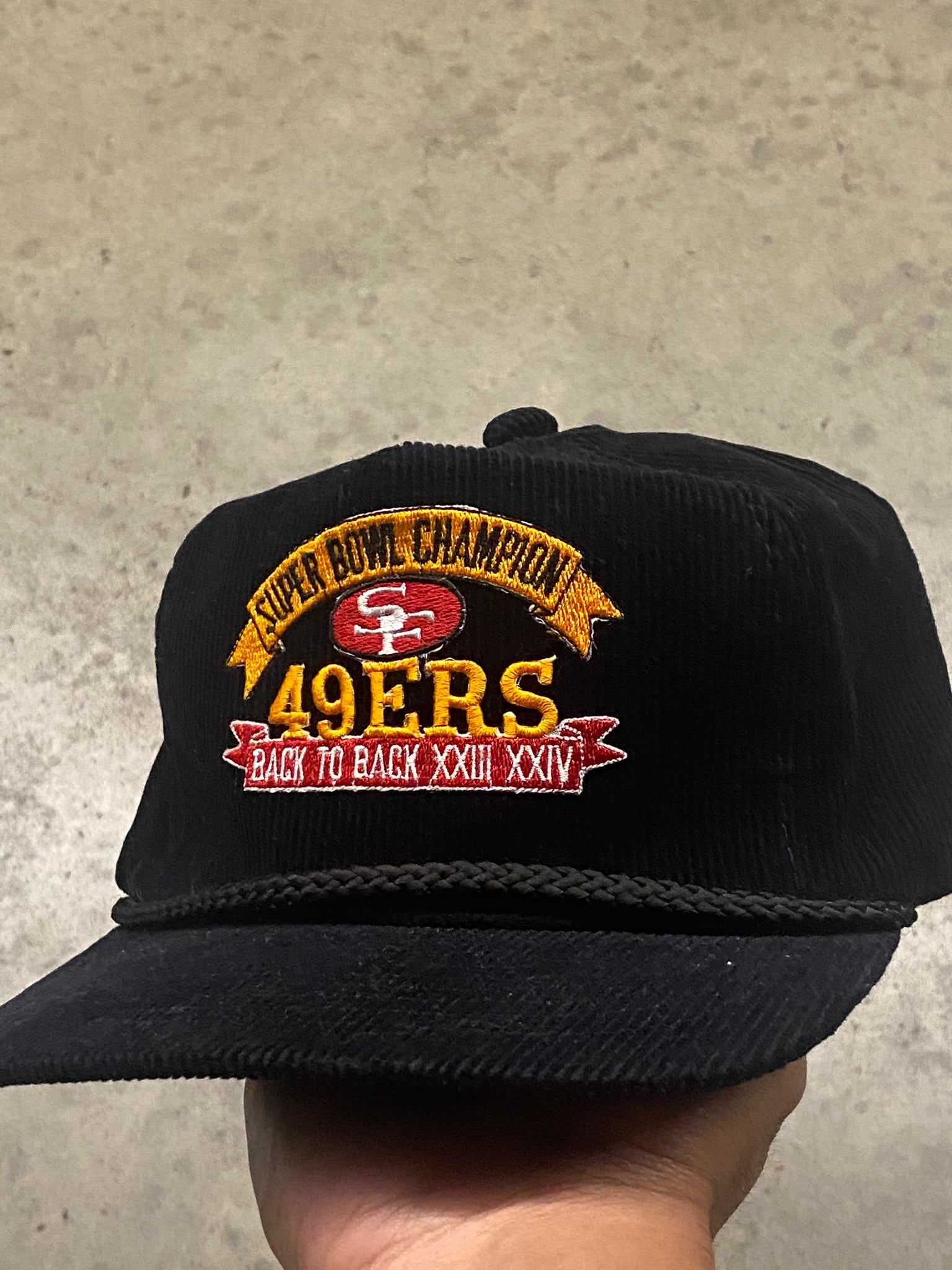 1980S 49ERS BACK TO BACK CHAMPIONS ZIP-BACK