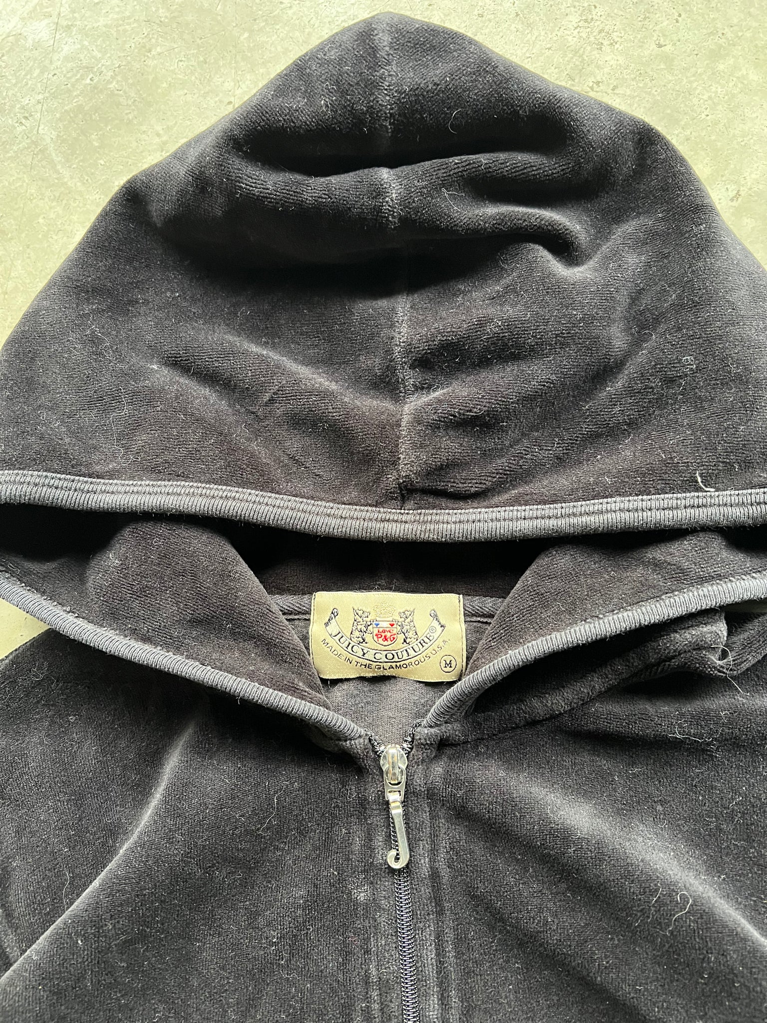 JUICY COUTURE 'VICIOUS' ZIPUP / MEDIUM