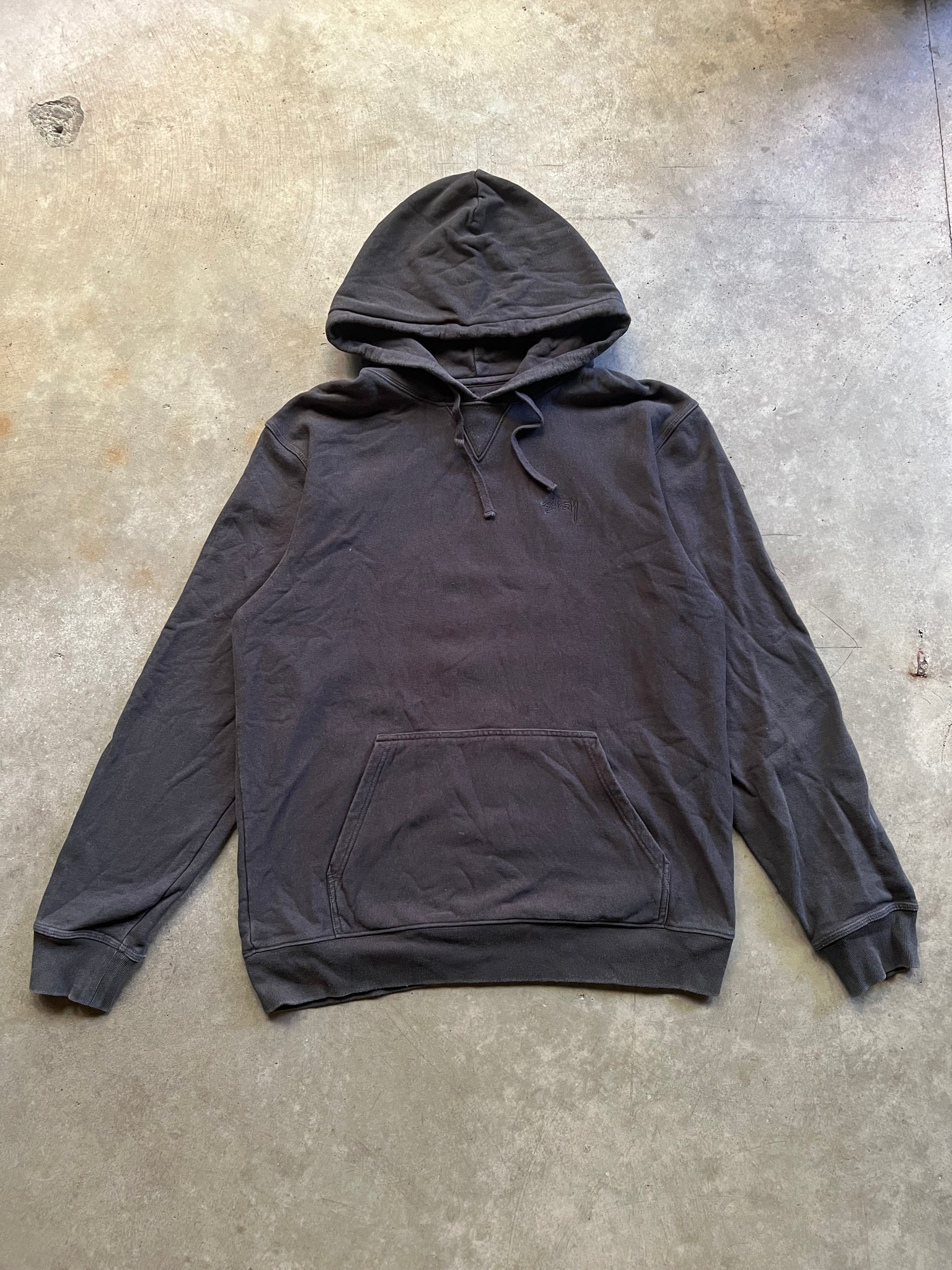 STUSSY MONO LOGO HOODIE / XLARGE