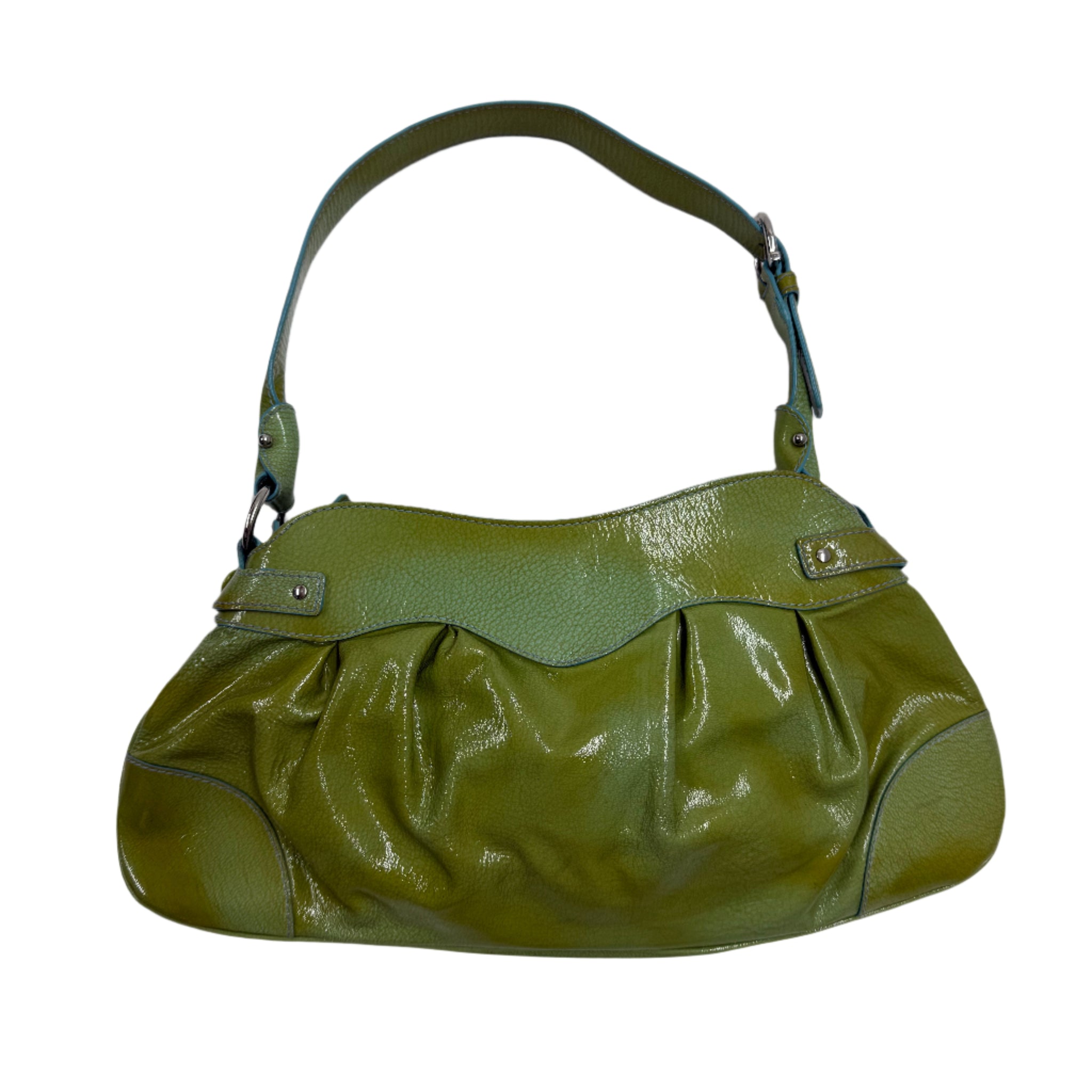 Salvatore Ferragamo green mini handbag designer luxury brand 