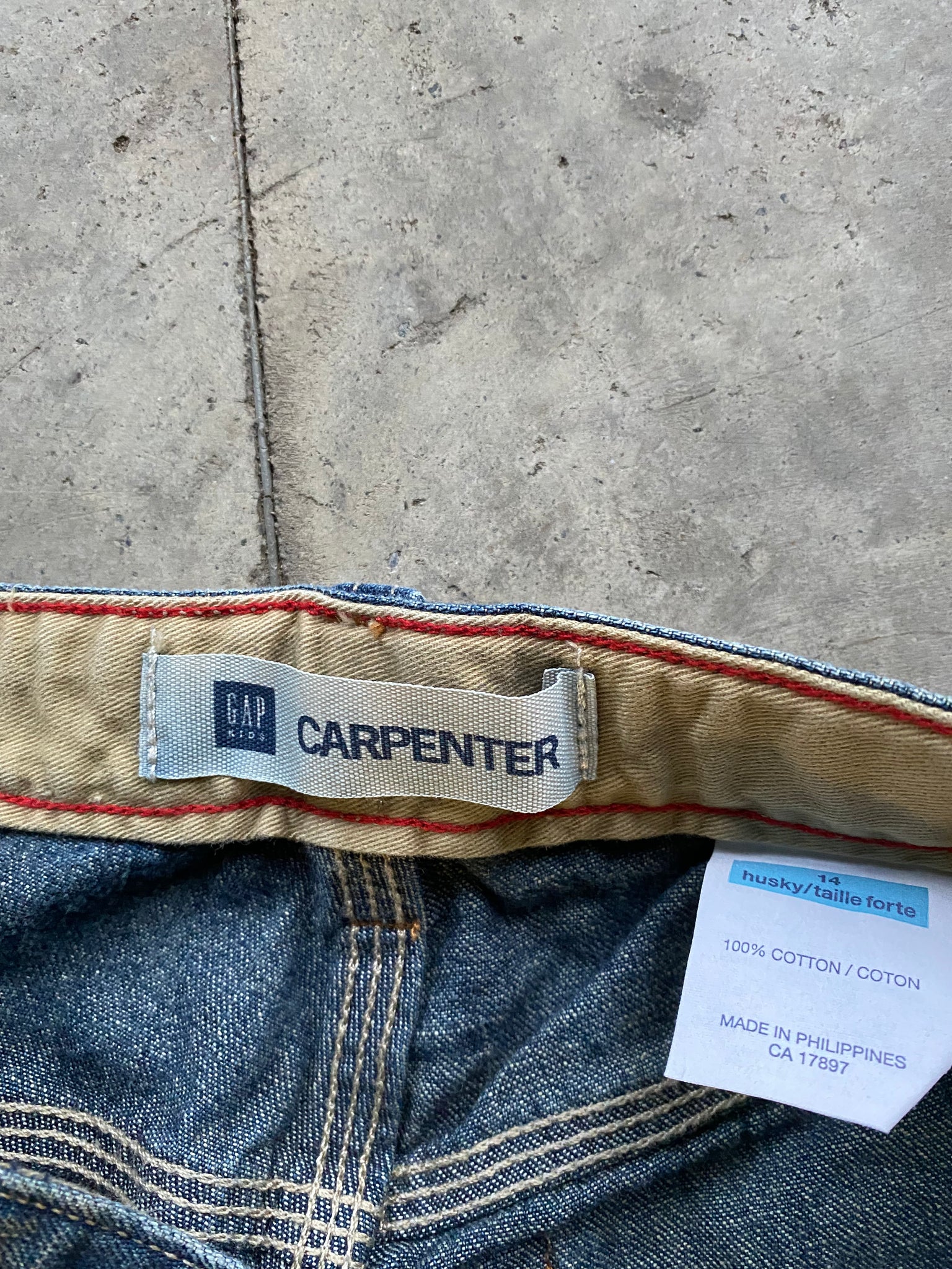 GAP CARPENTER DENIM / 28X28