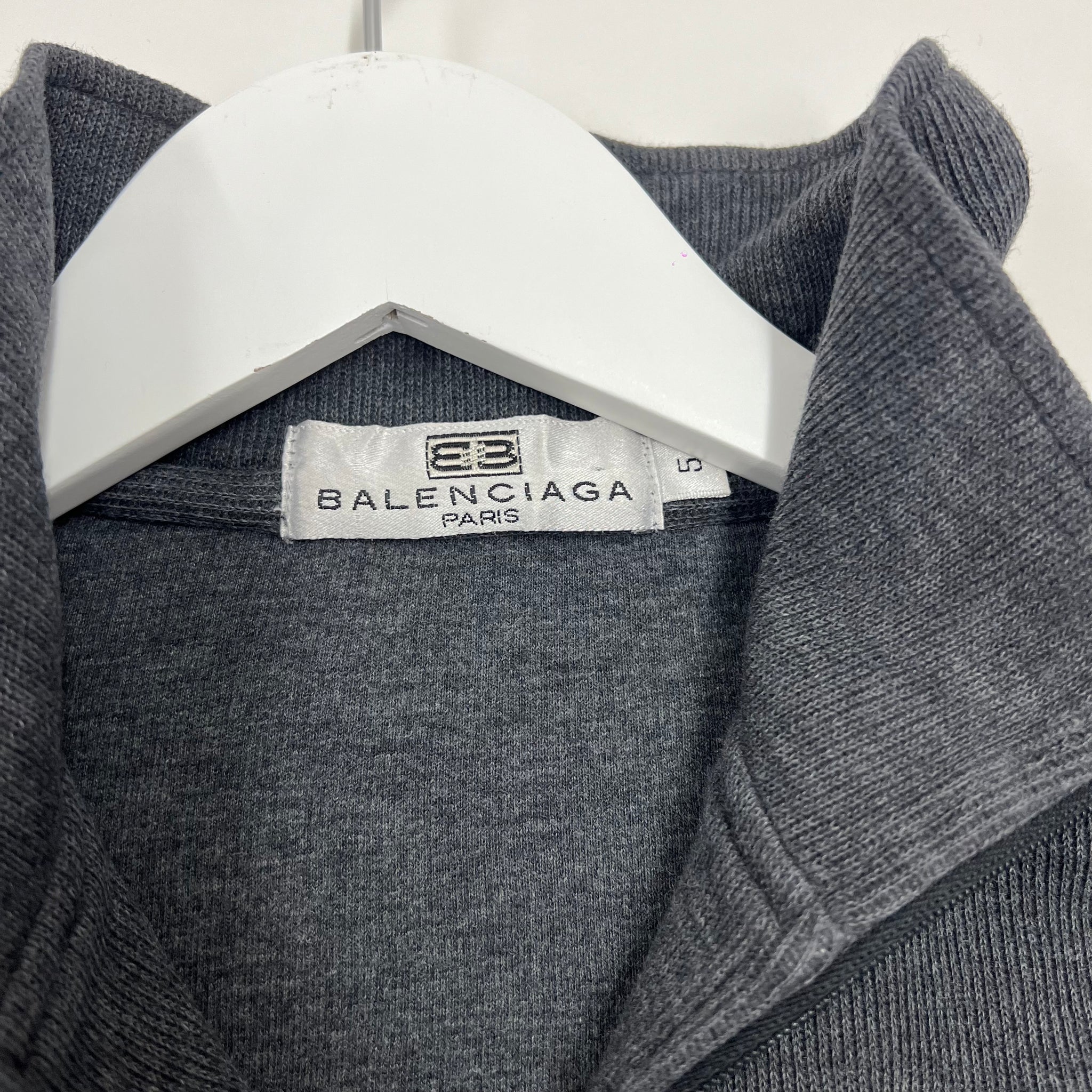 Balenciaga vintage quarter zip sweater / XLarge