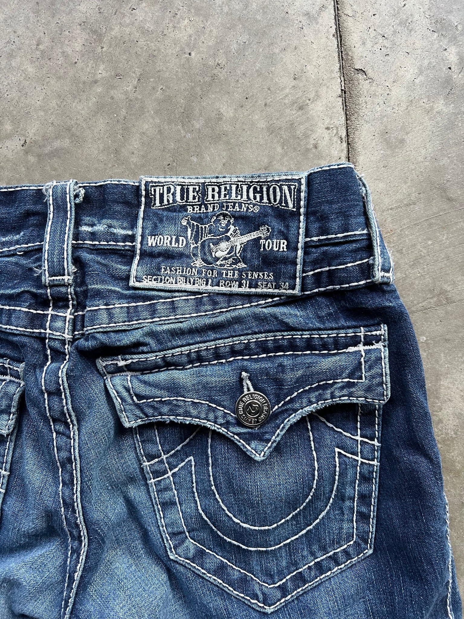 TRUE RELIGION DENIM / 31x33