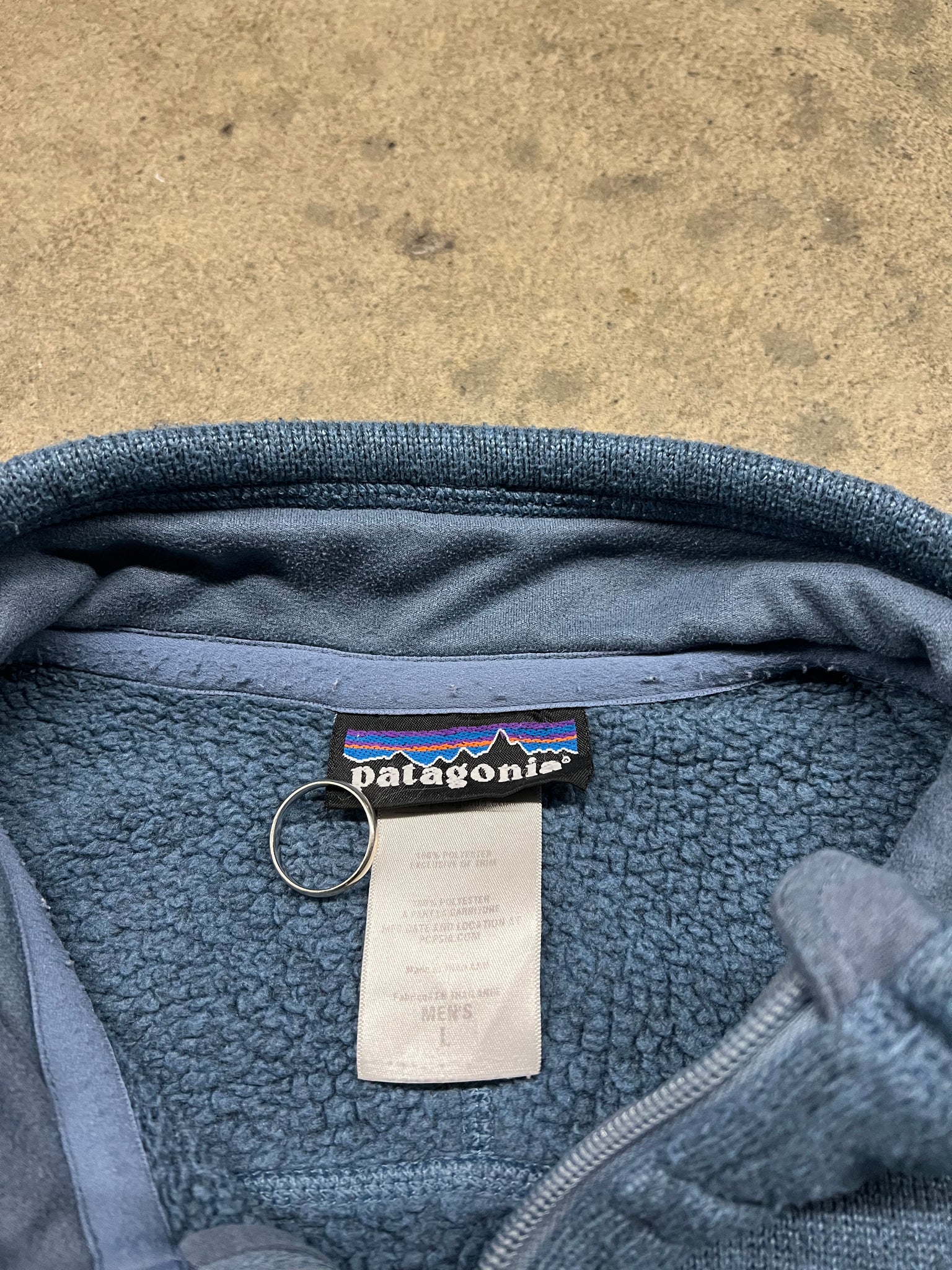 Patagonia teal better sweater / large