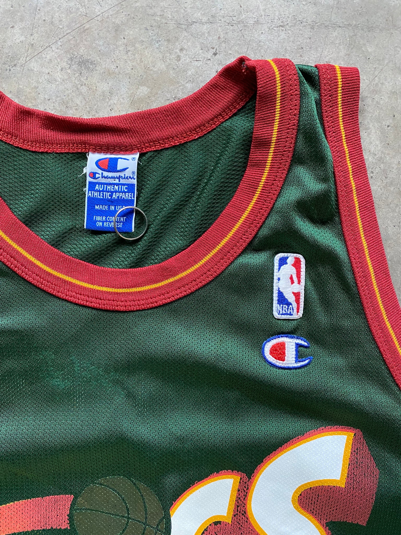 CHAMPION KEMP SONICS JERSEY / LARGE