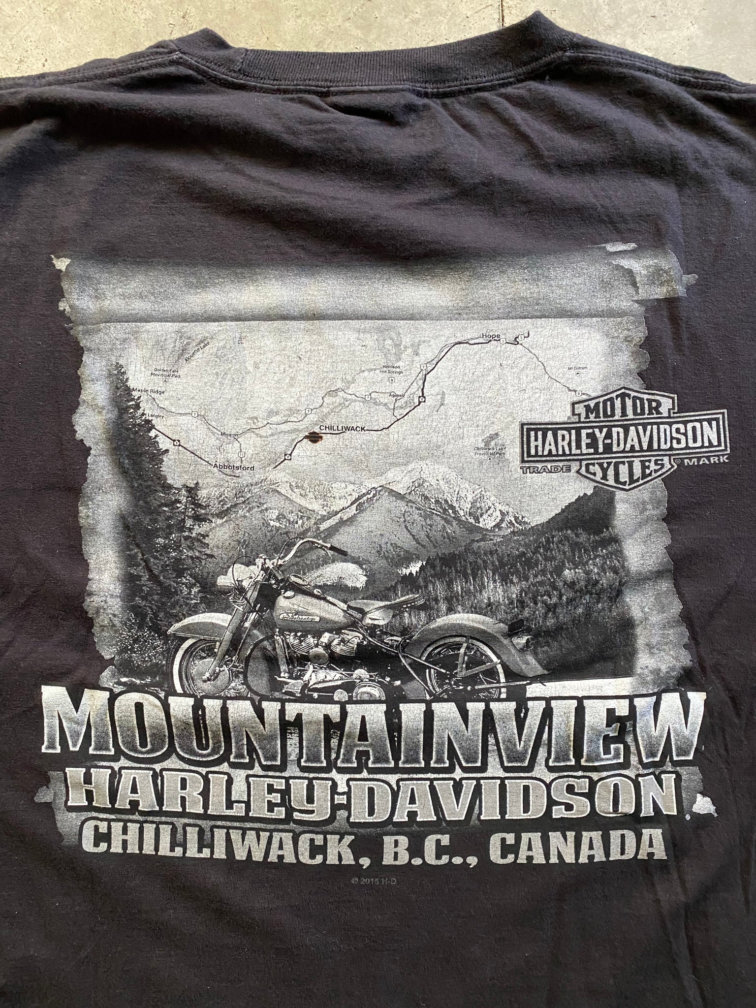 HARLEY CHILLIWACK FIREFIGHTER TEE / LARGE