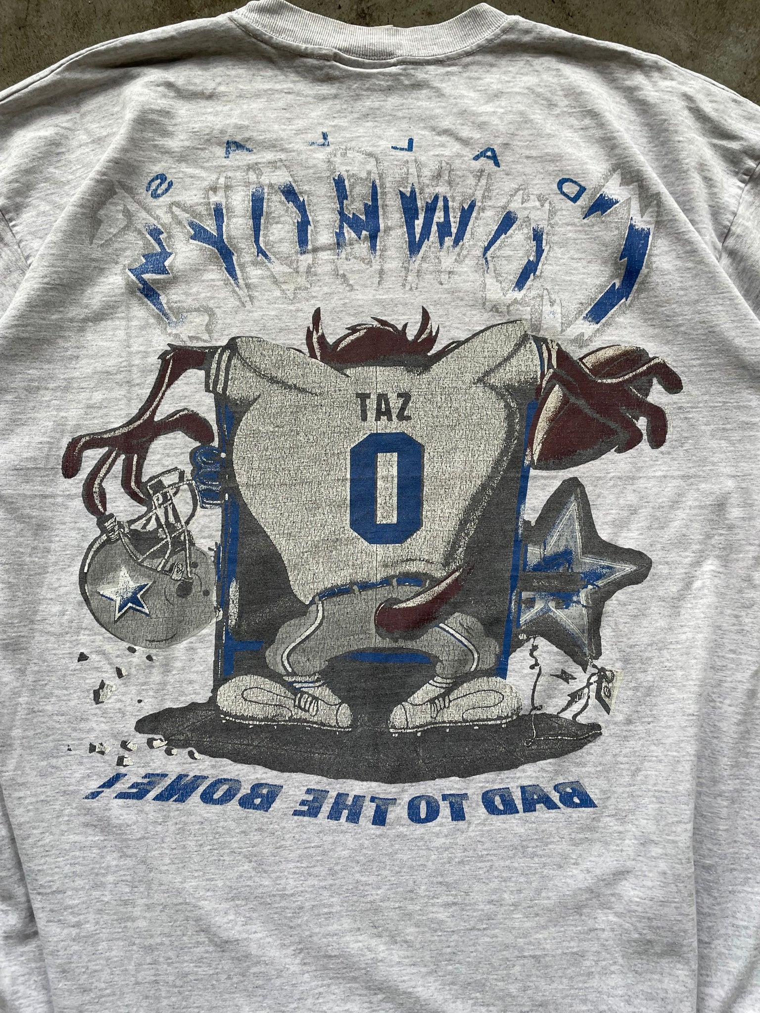 DALLAS COWBOYS TAZ TEE / LARGE