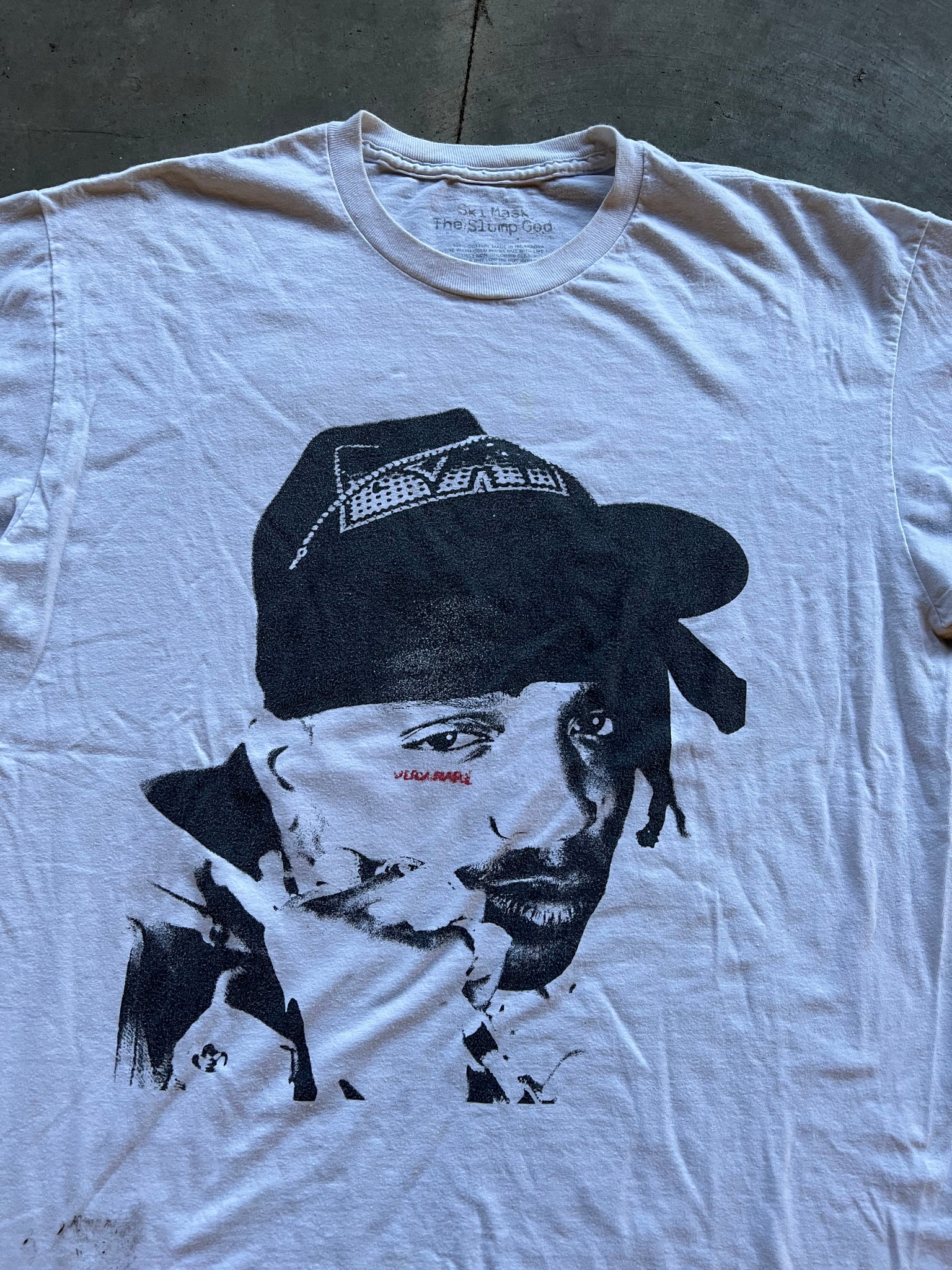 SKI MASK 'BURN THE HOODS' TEE / XLARGE