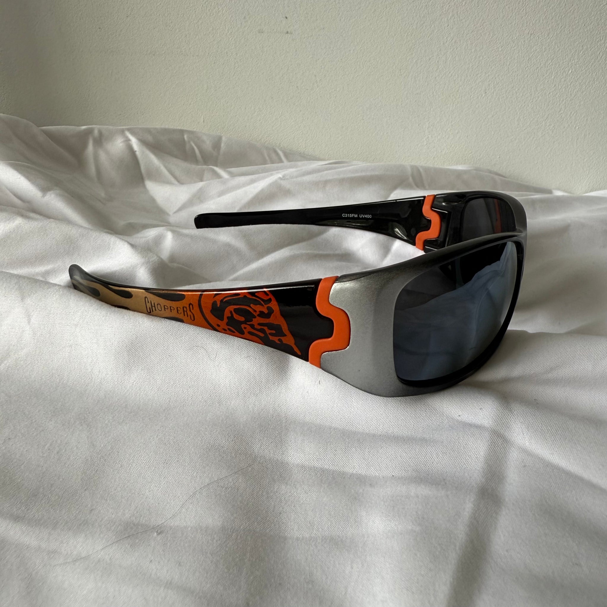 Choppers big frame flame sunglasses / OS
