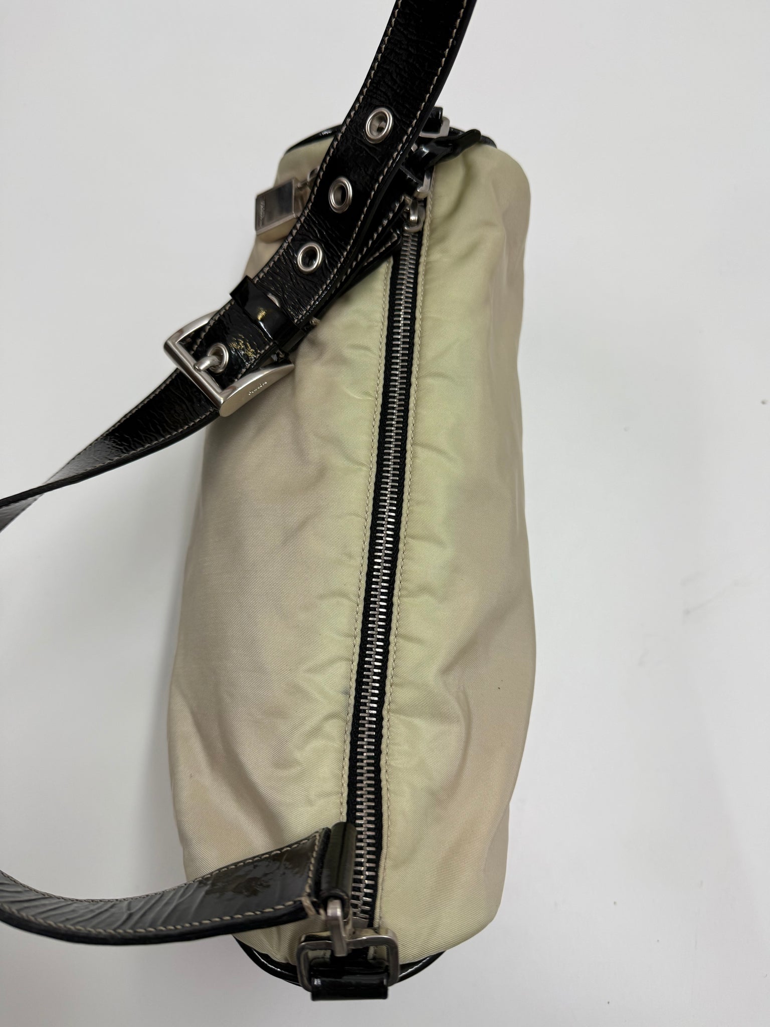 Prada nylon two toned bag / OS