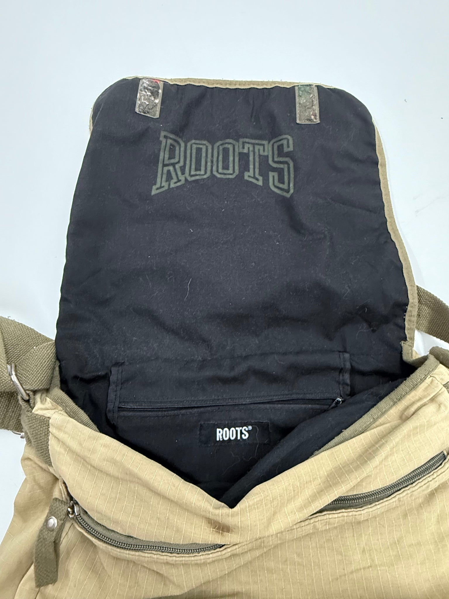 Roots fabric y2k crossbody bag / OS