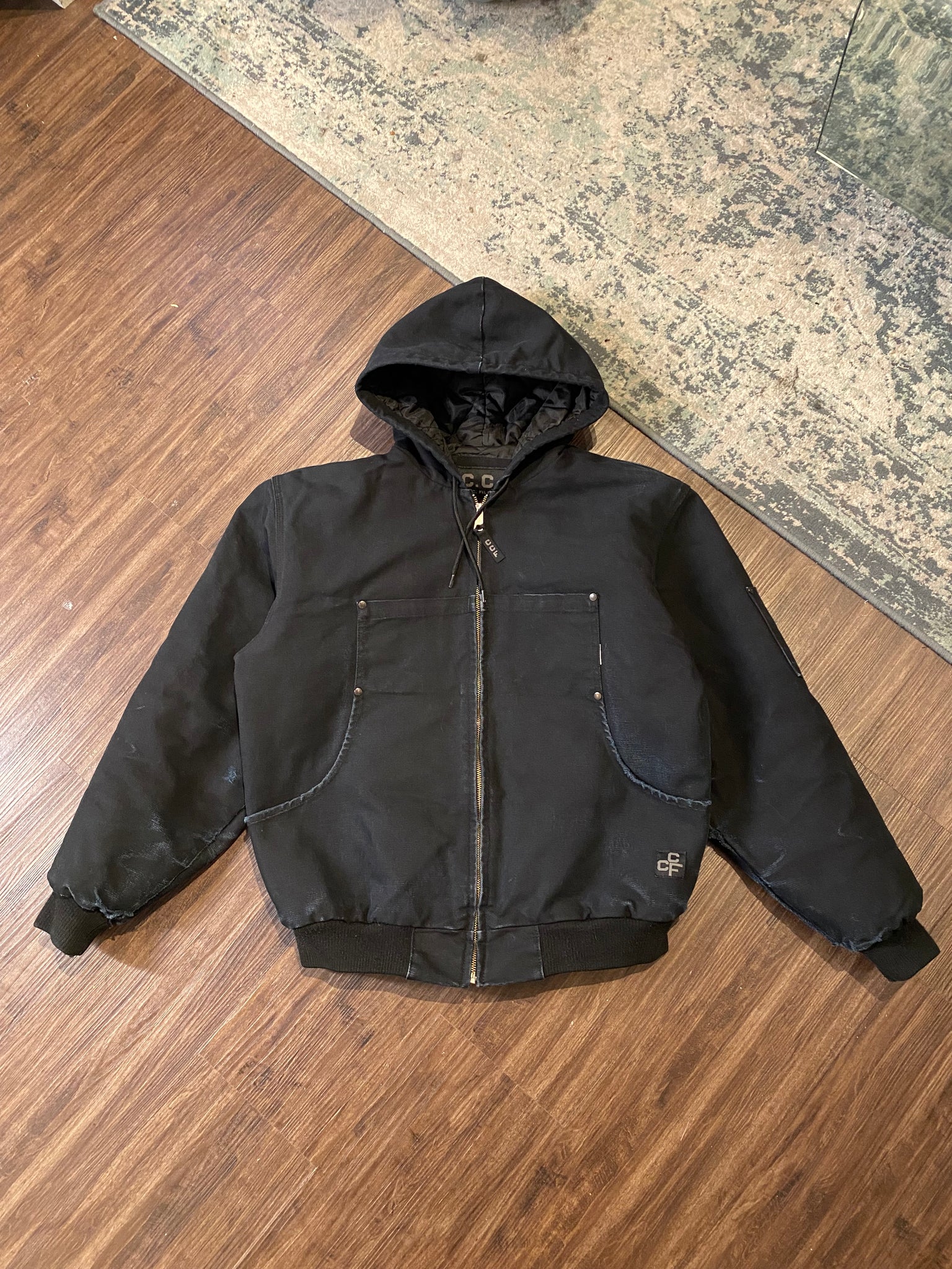 C.C Filson hooded work jacket / medium