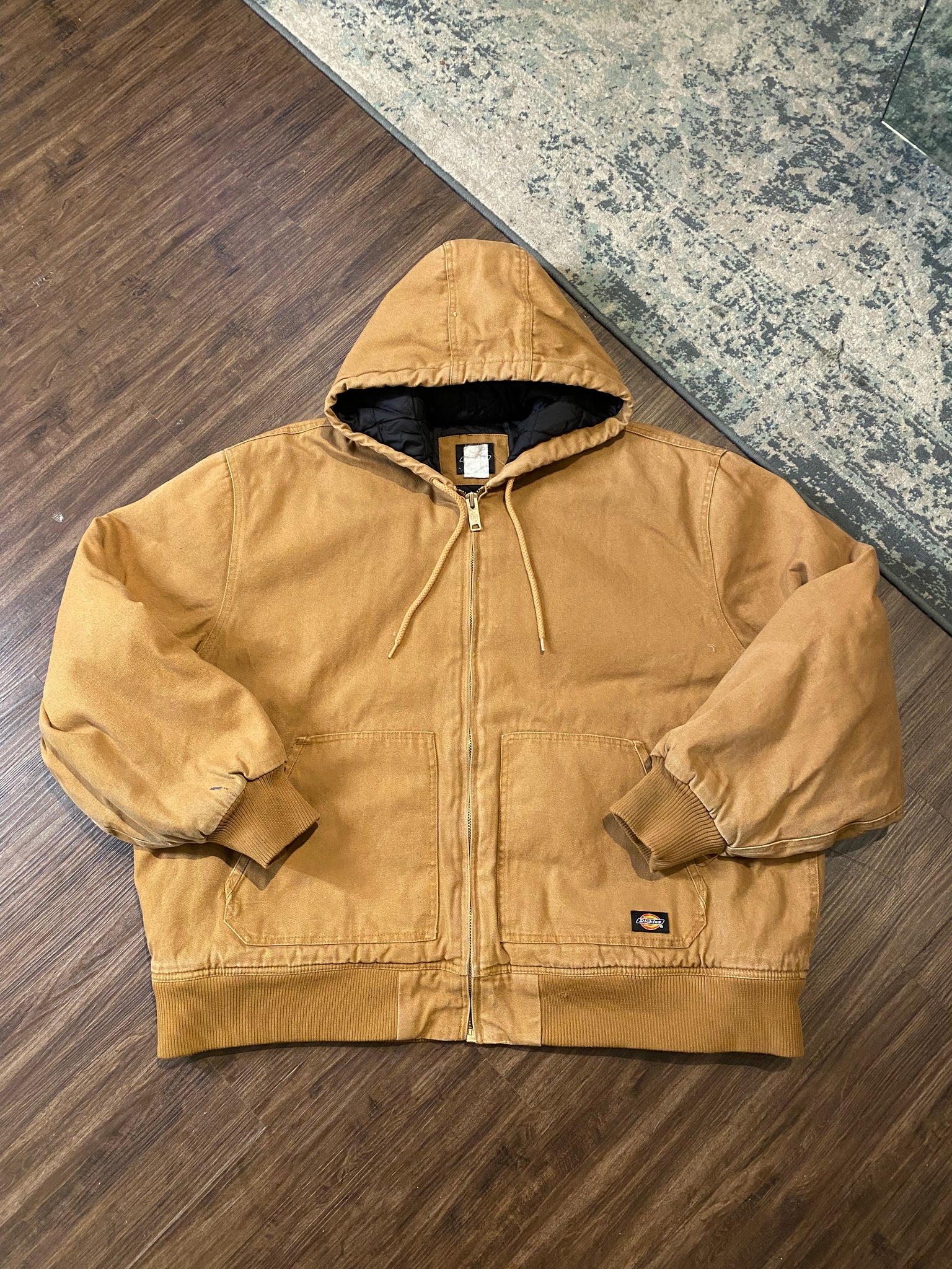 Dickies hooded tan jacket / xxlarge