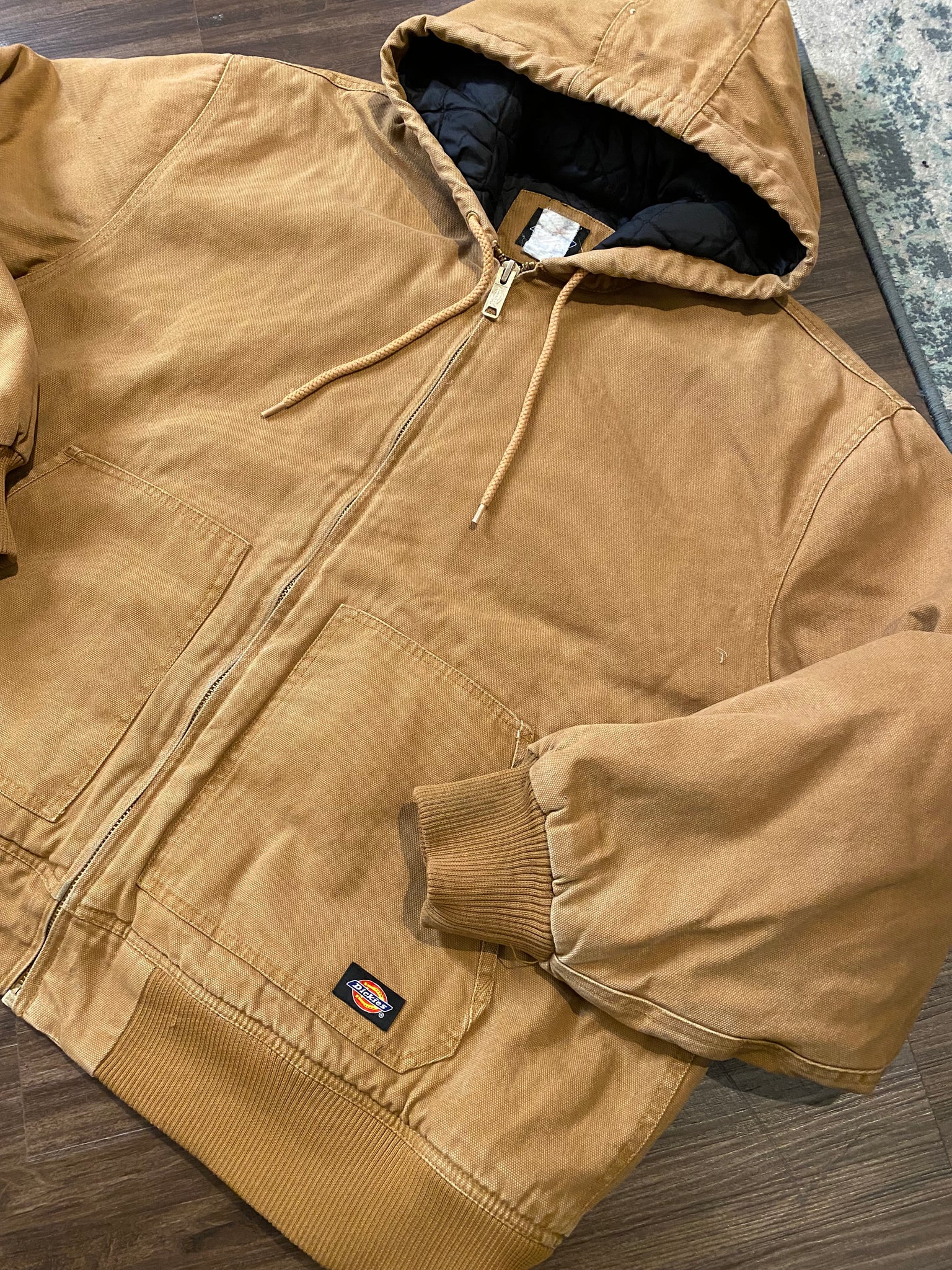 Dickies hooded tan jacket / xxlarge