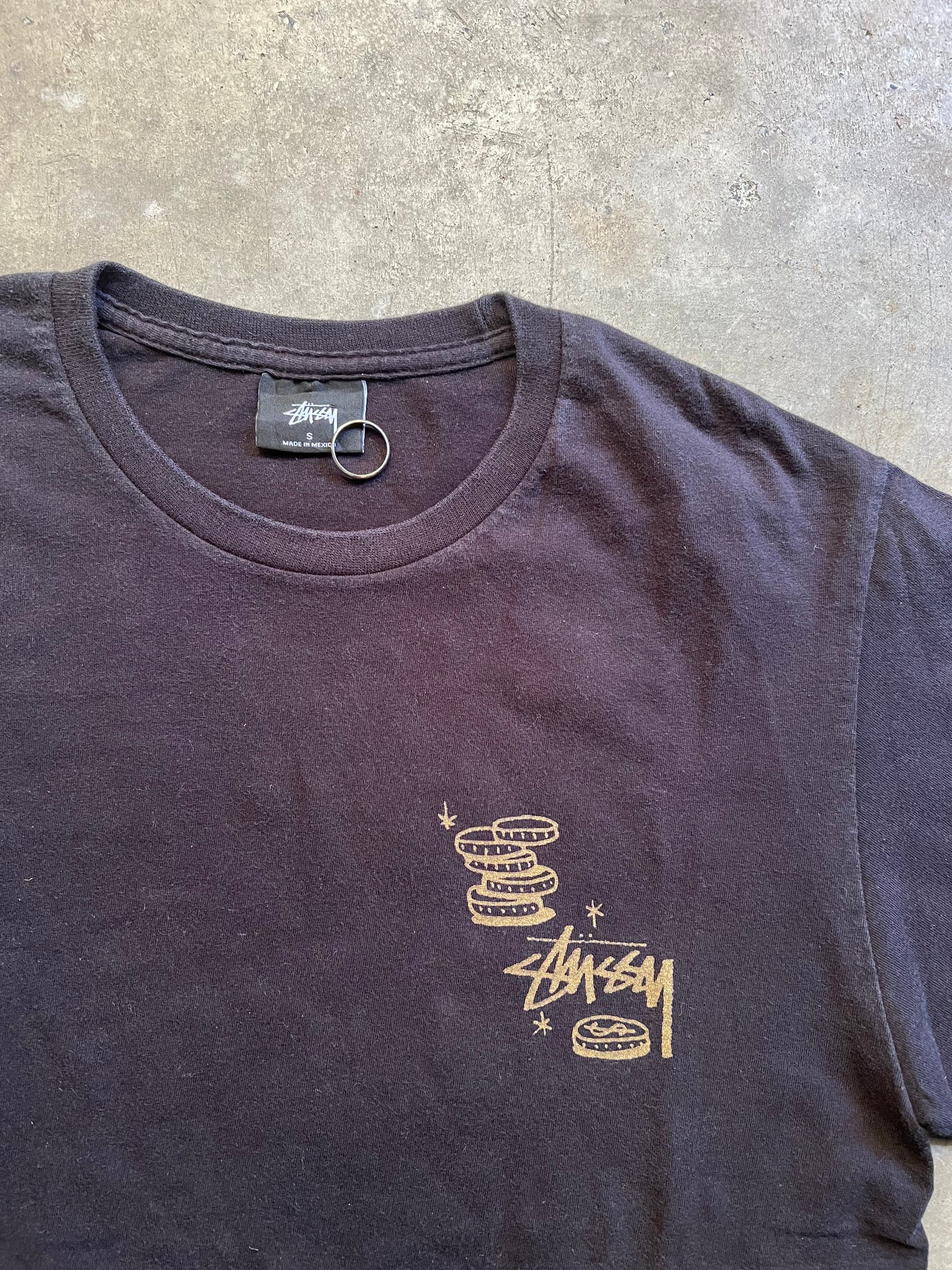 STUSSY MONEY BAG TSHIRT / SMALL