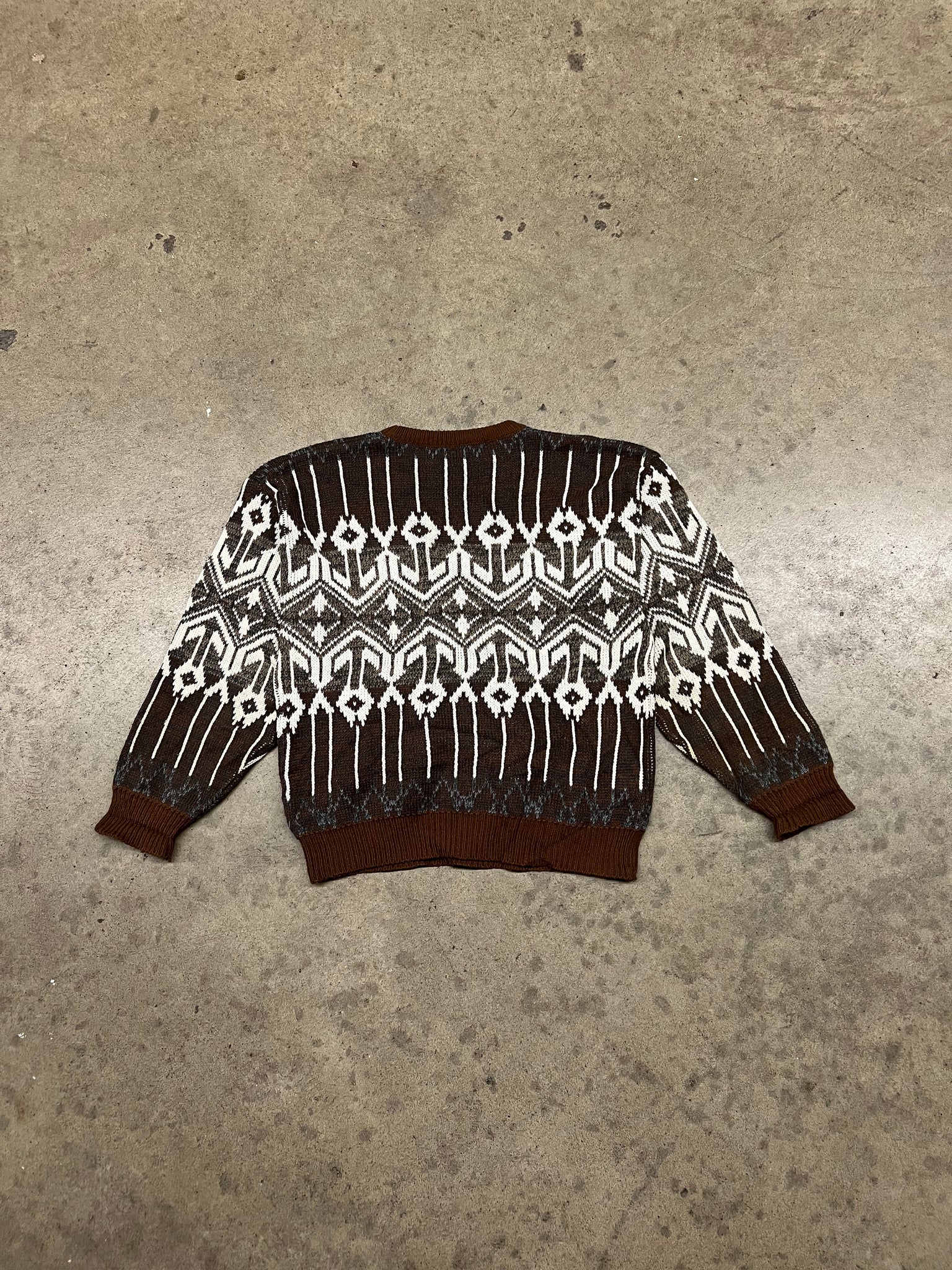 VINTAGE BROWN KNIT / SMALL