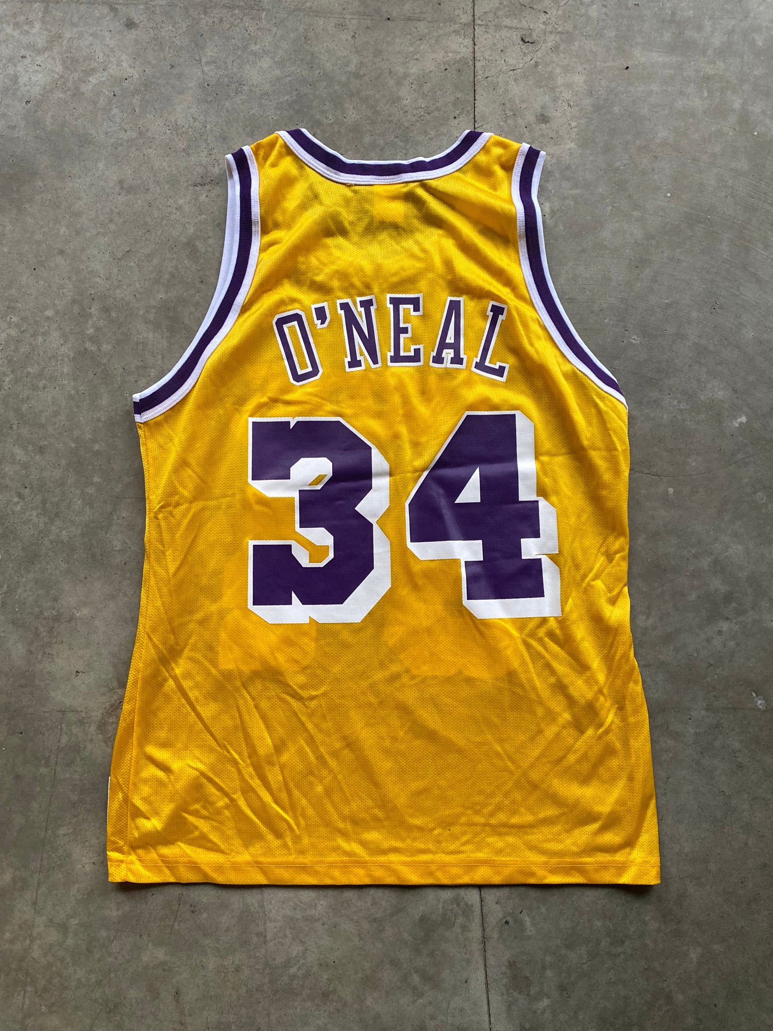 CHAMPION O'NEAL LAKERS JERSEY / SMALL