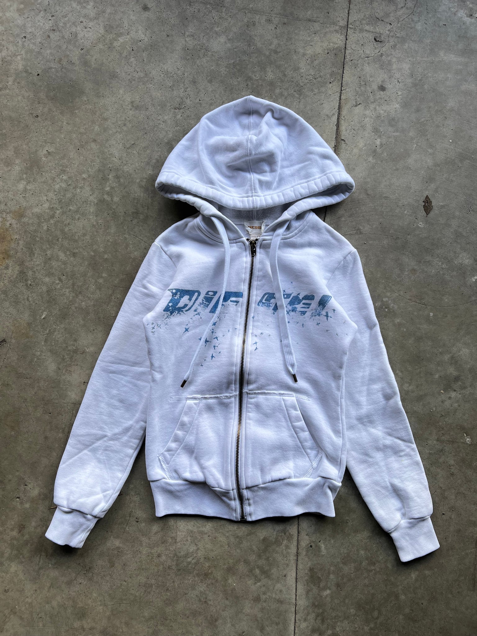 DIESEL SPARKLE ZIP-UP / XXSMALL