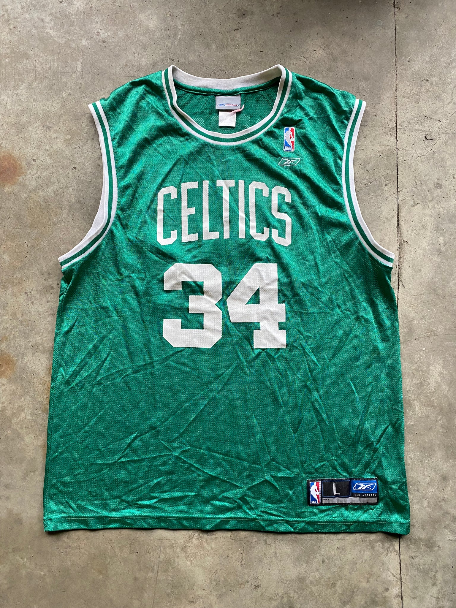 REEBOK PIERCE CELTICS JERSEY / LARGE