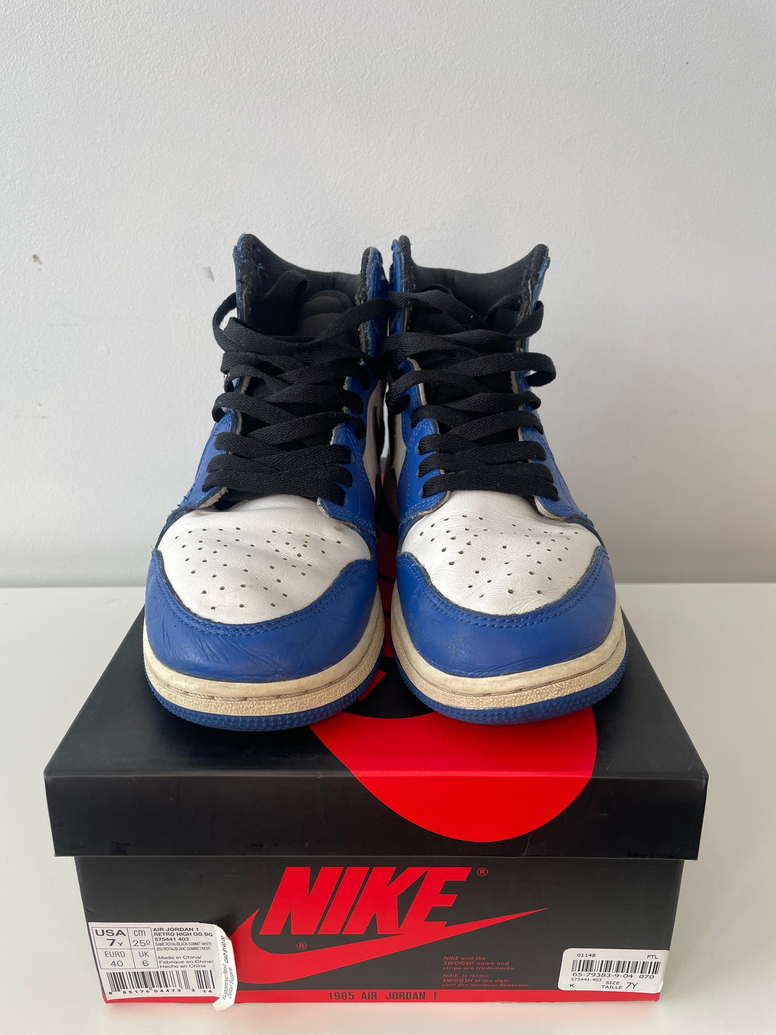 JORDAN 1 “GAME ROYAL” / 7Y