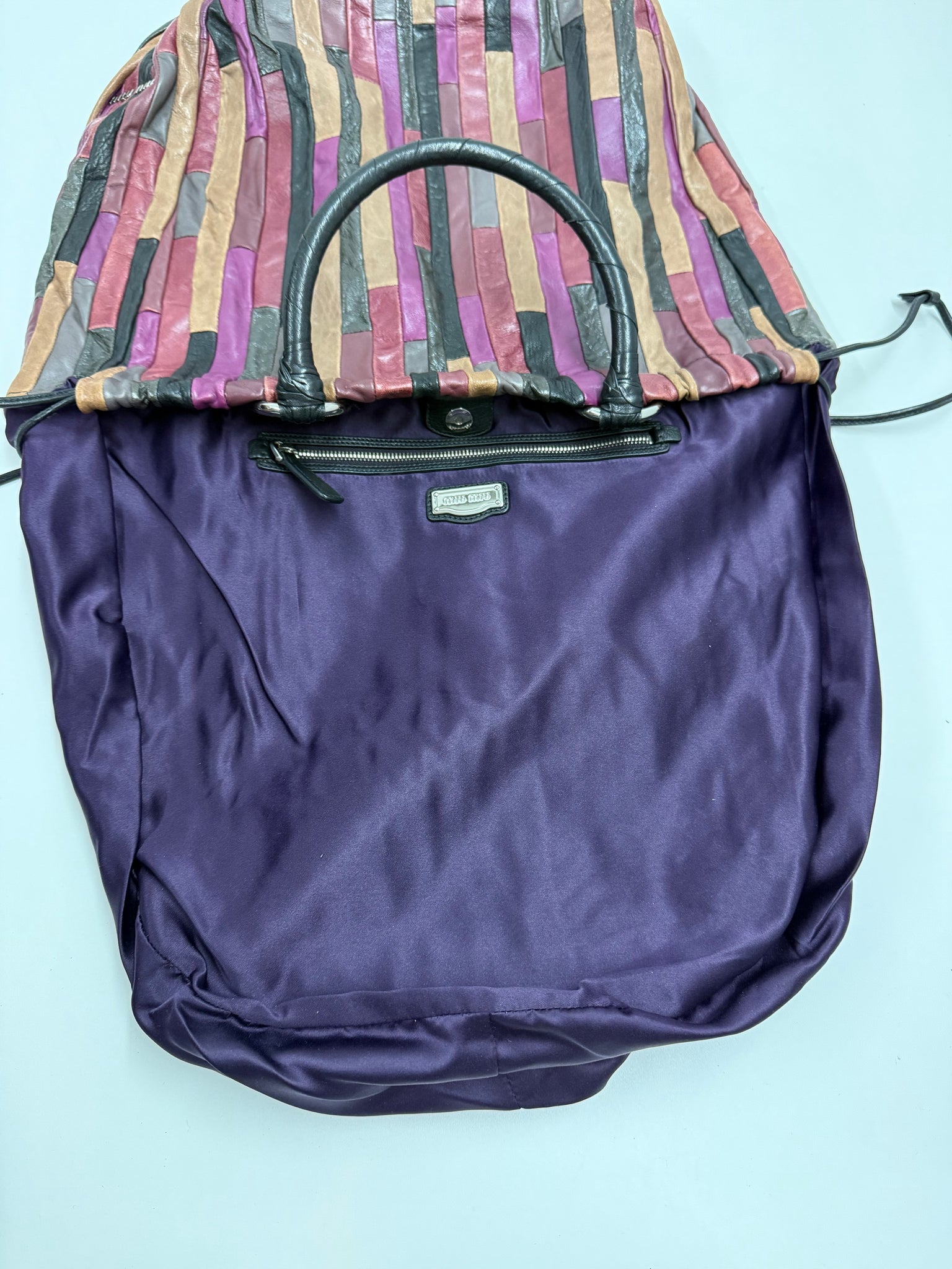 Miu Miu leather patchwork bag / OS