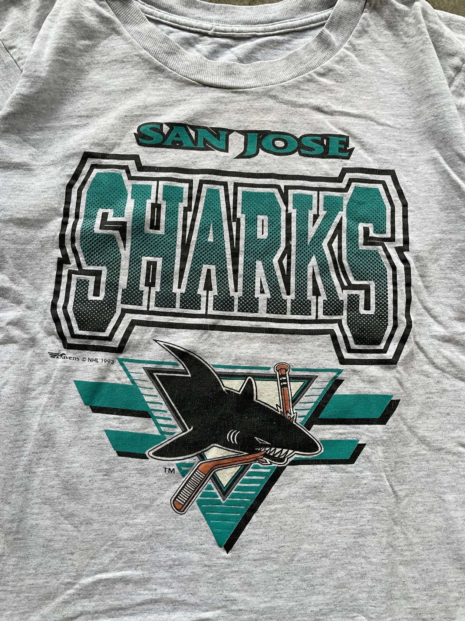 SAN JOSE SHARKS TEE / XSMALL