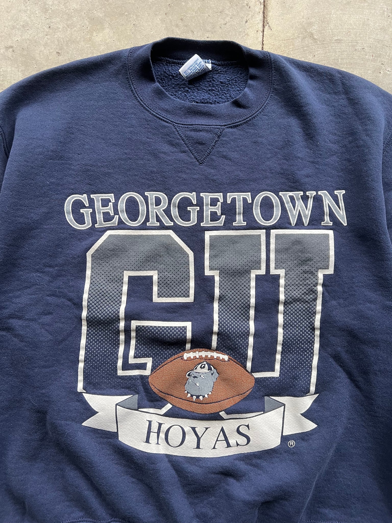 1990S GEORGETOWN HOYAS CREWNECK / LARGE