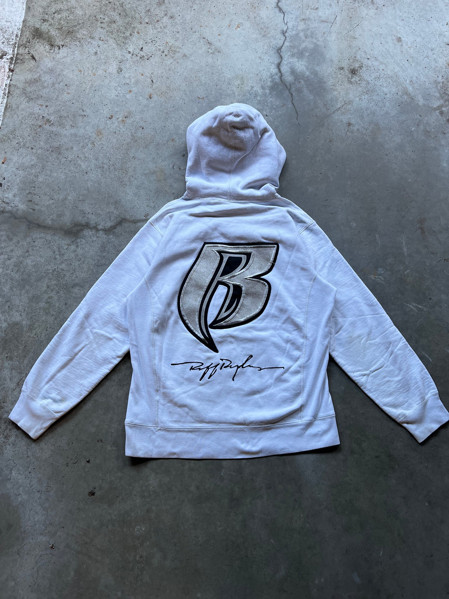 SUPREME RUFF RYDERS HOODIE / LARGE