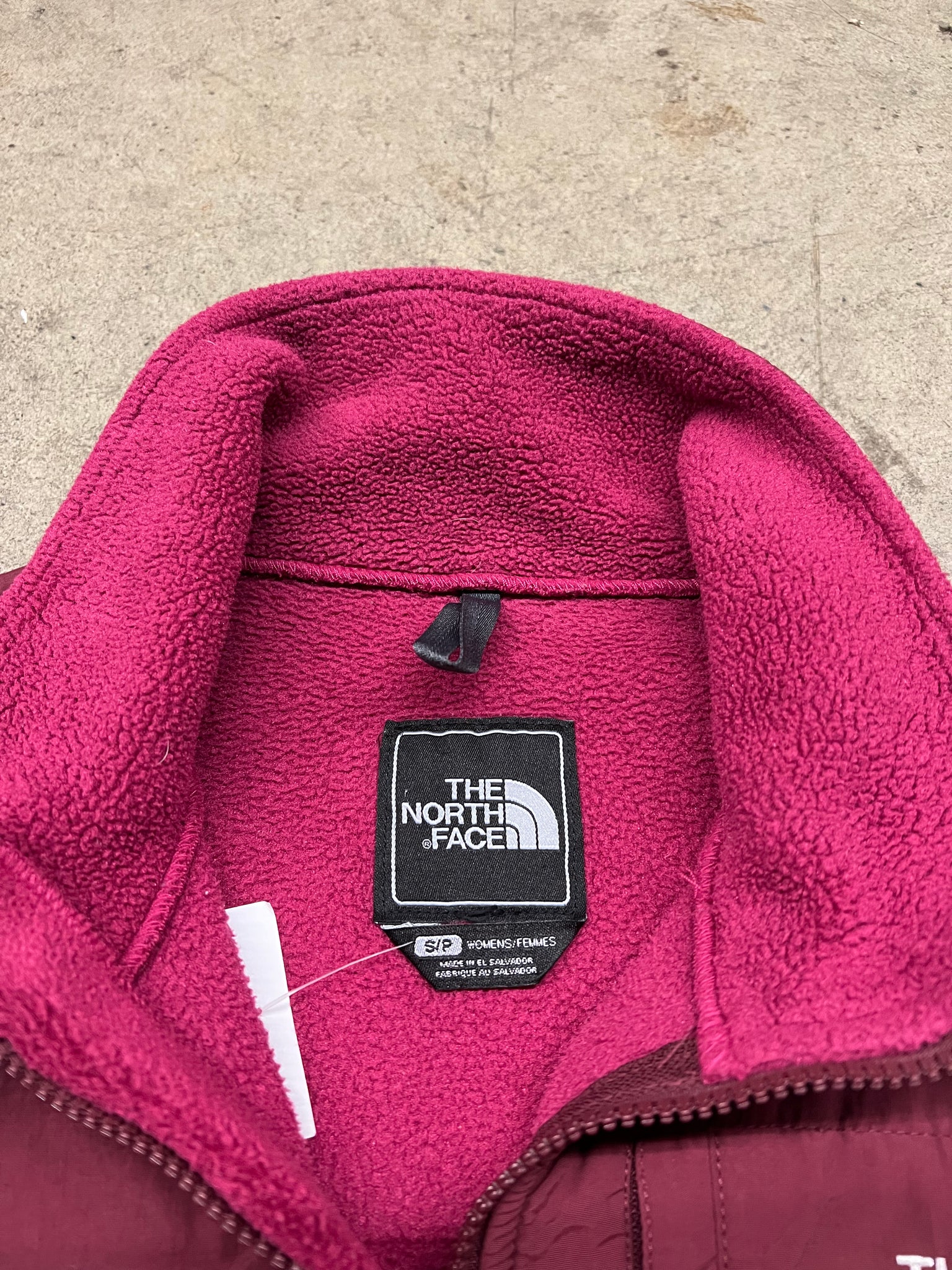 Tnf maroon denali / small