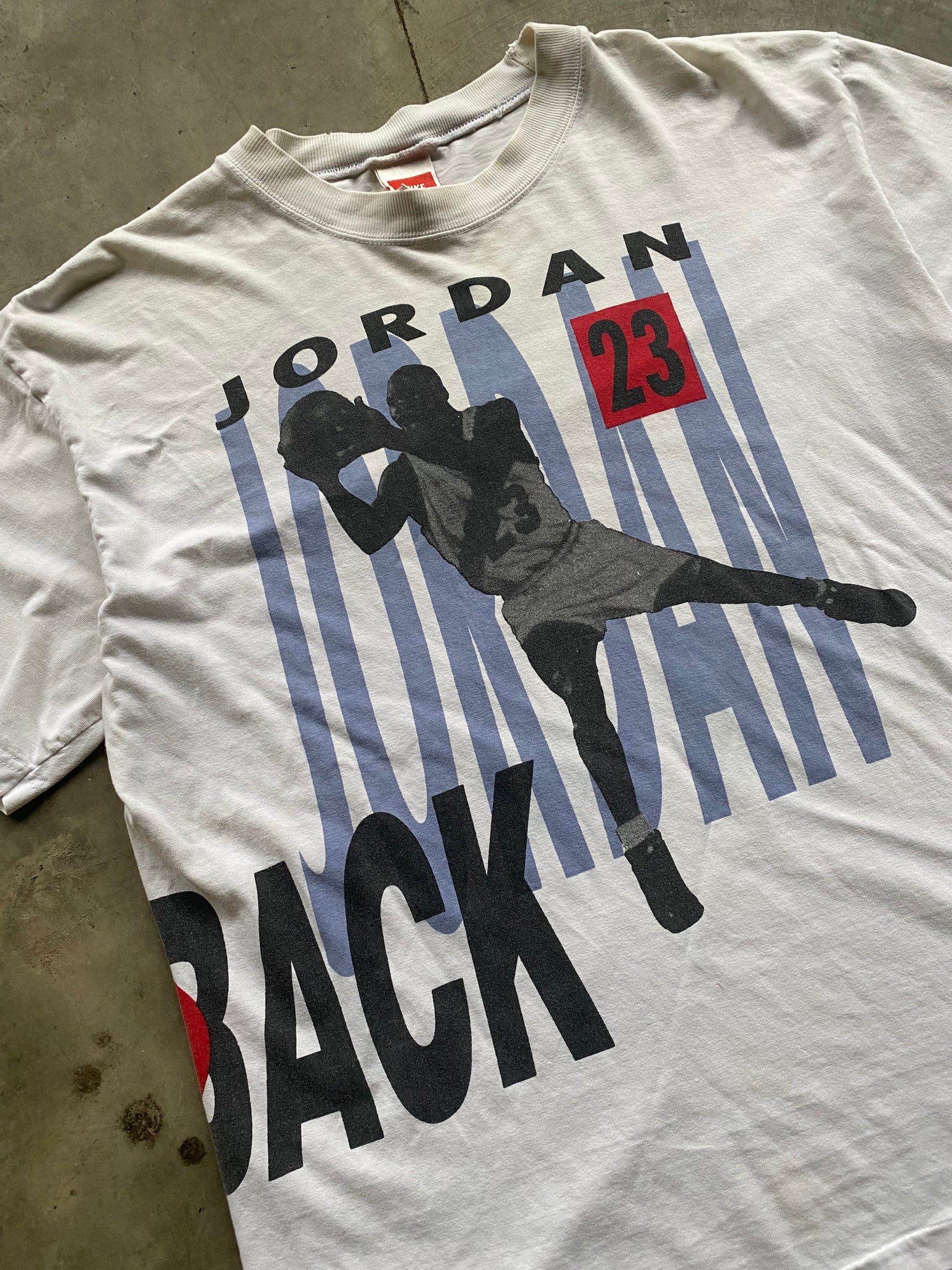 1990s JORDAN & PIPPEN BACK 2 BACK TEE / XLARGE